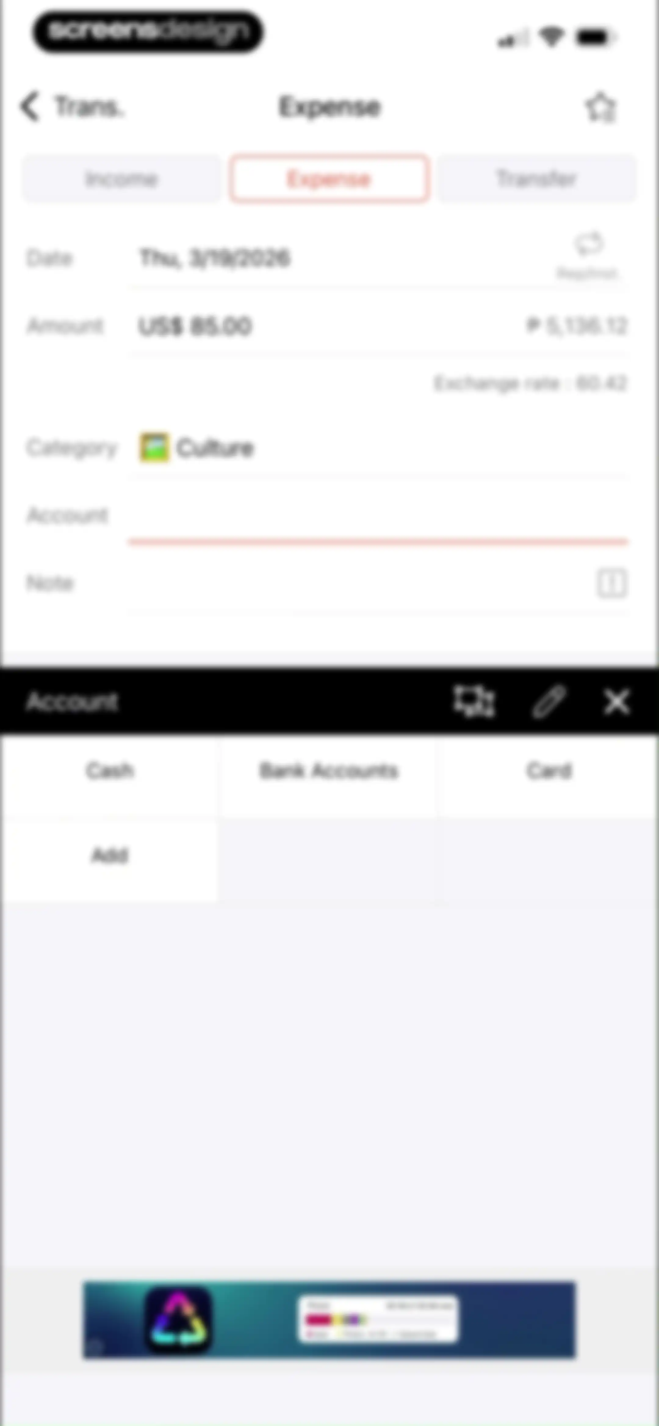 Money Manager Expense & Budget screen 14