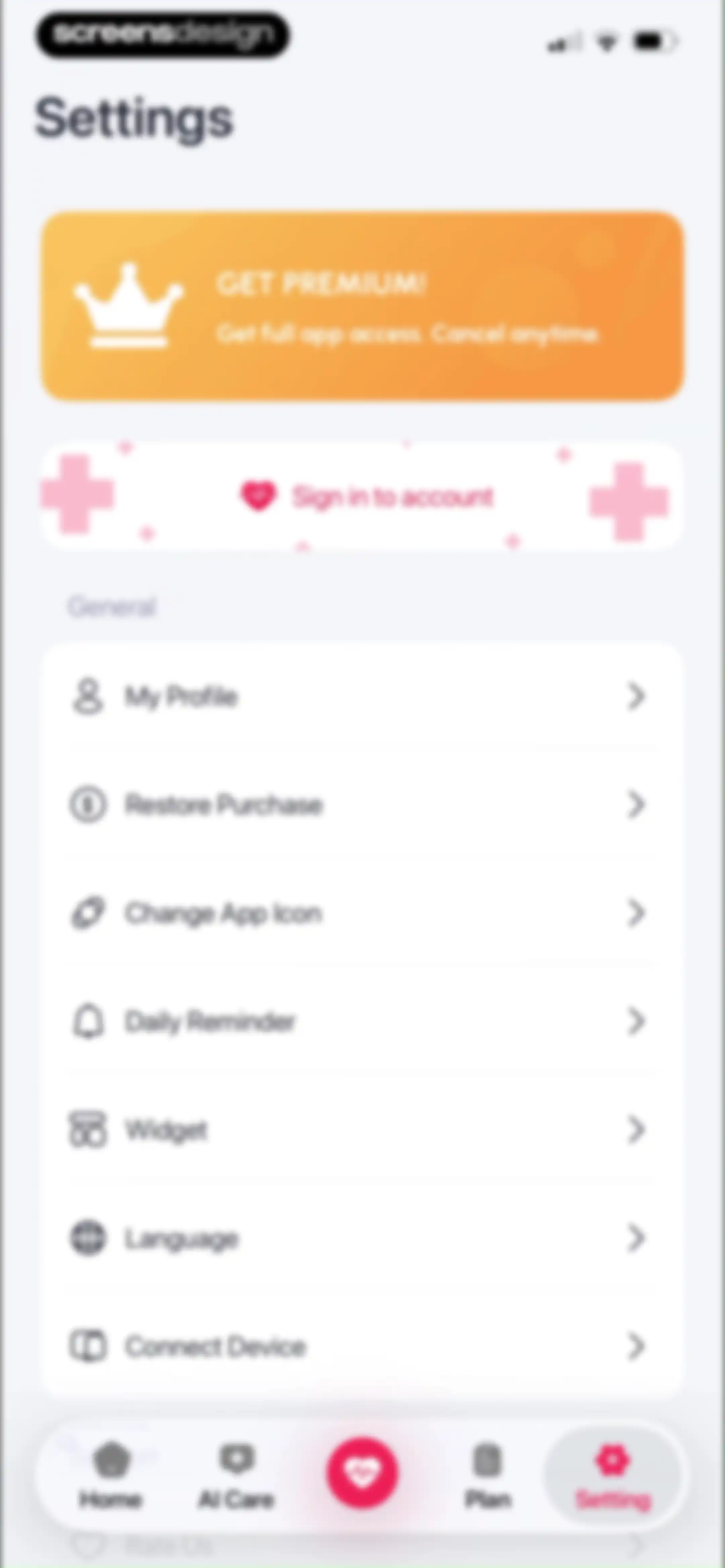 iCardiac: Heart Rate & Health screen 88