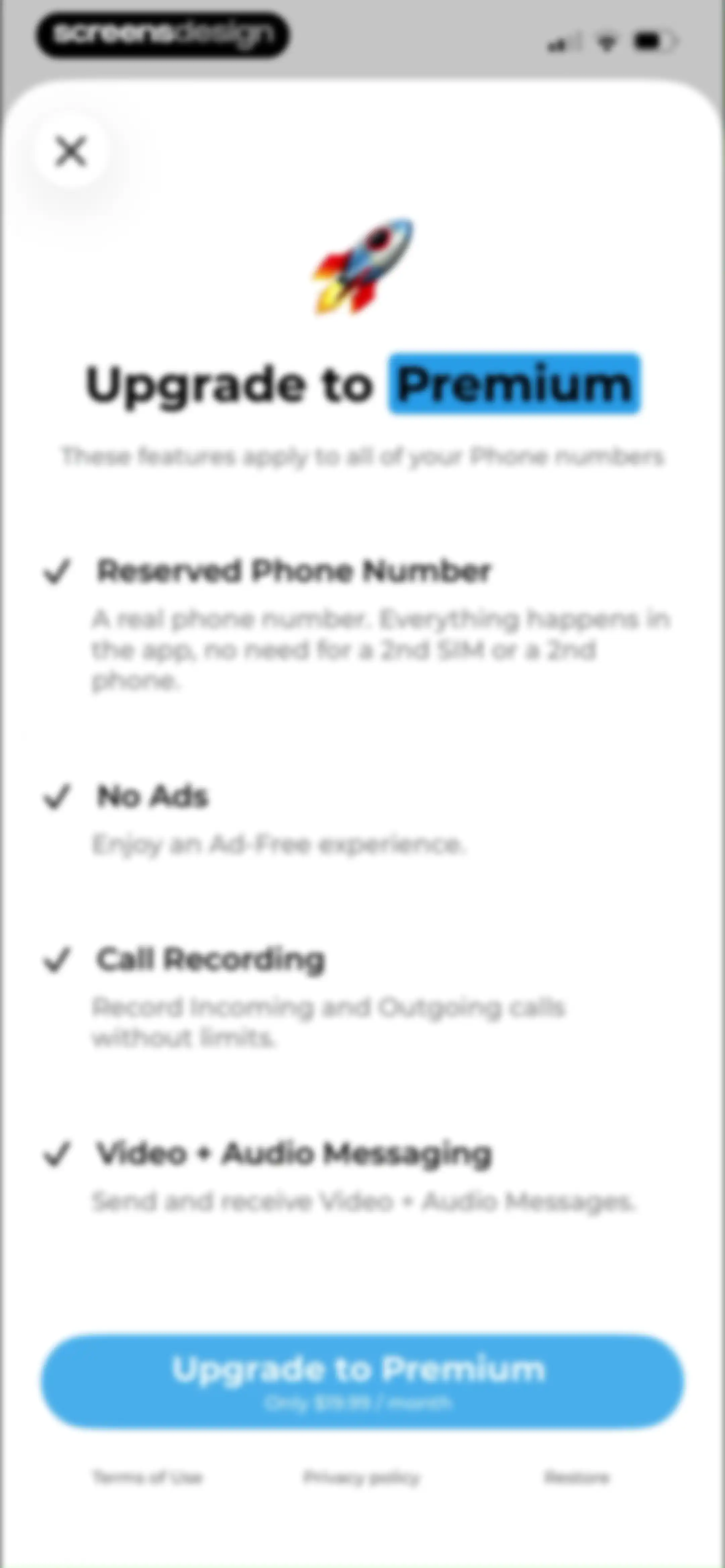 OnPhone: Second Number & eSIM screen 32