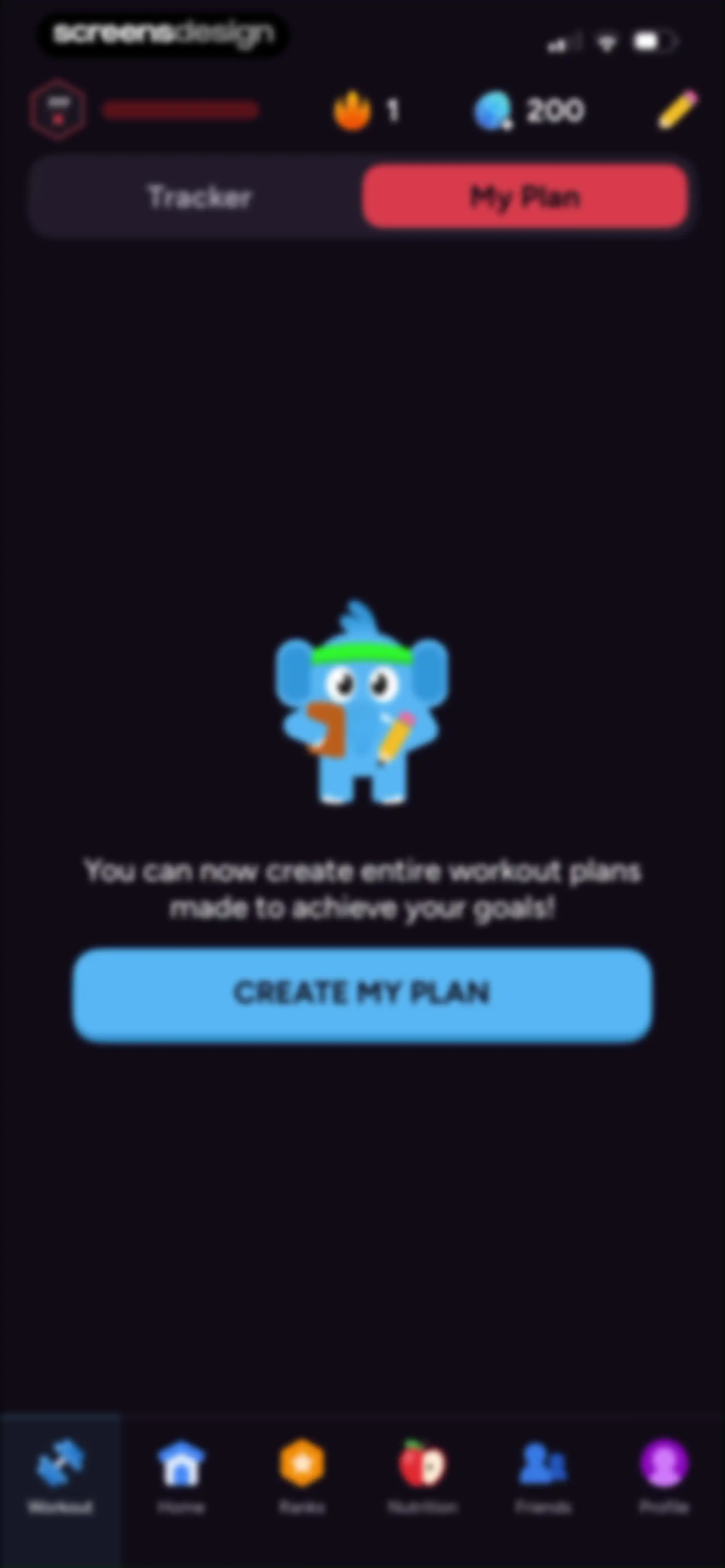 Liftoff - Ranked Gym Workouts screen 171