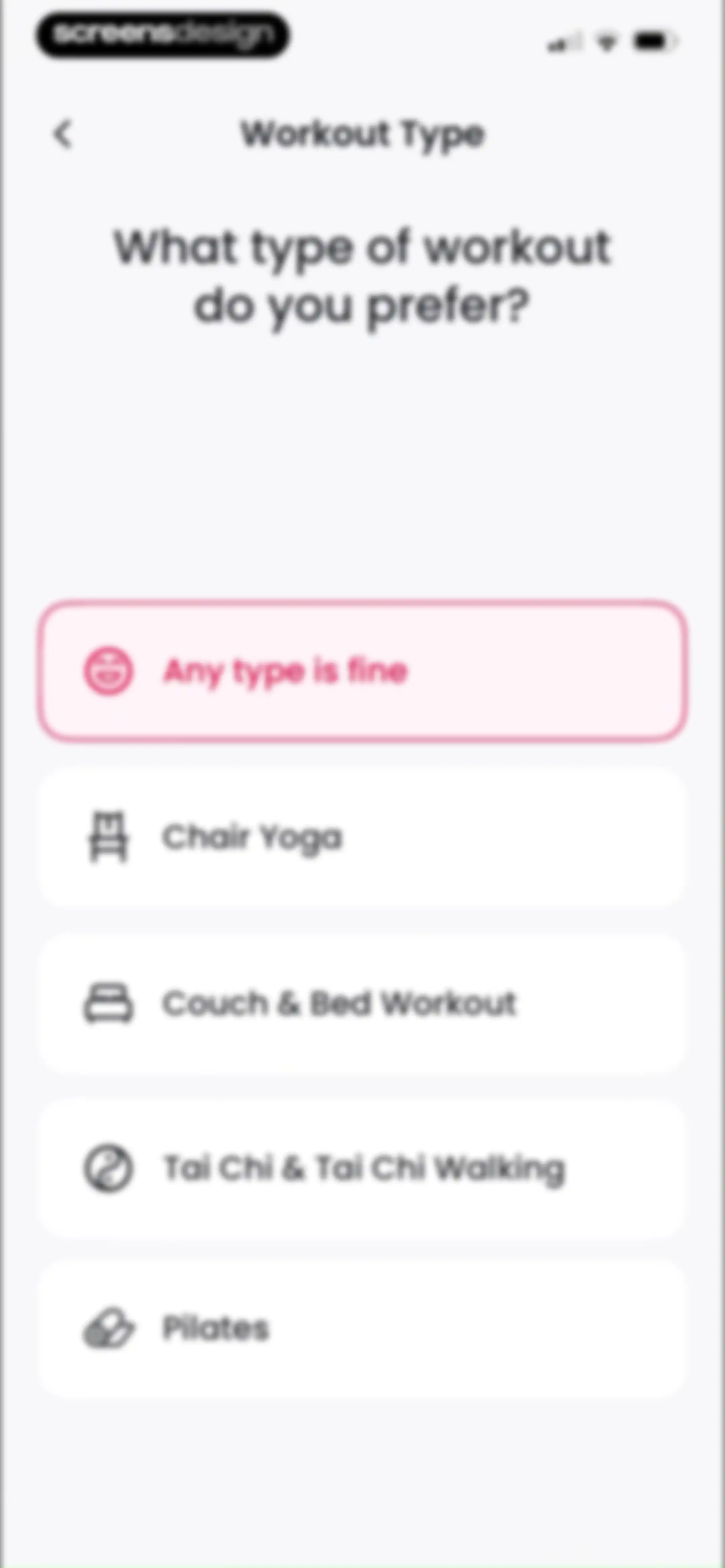 ChillFit: Home Workout Planner screen 103