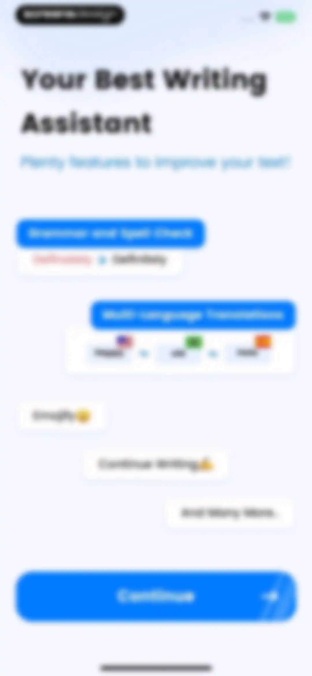 AI Keyboard: Chatbot, Grammar screen 4
