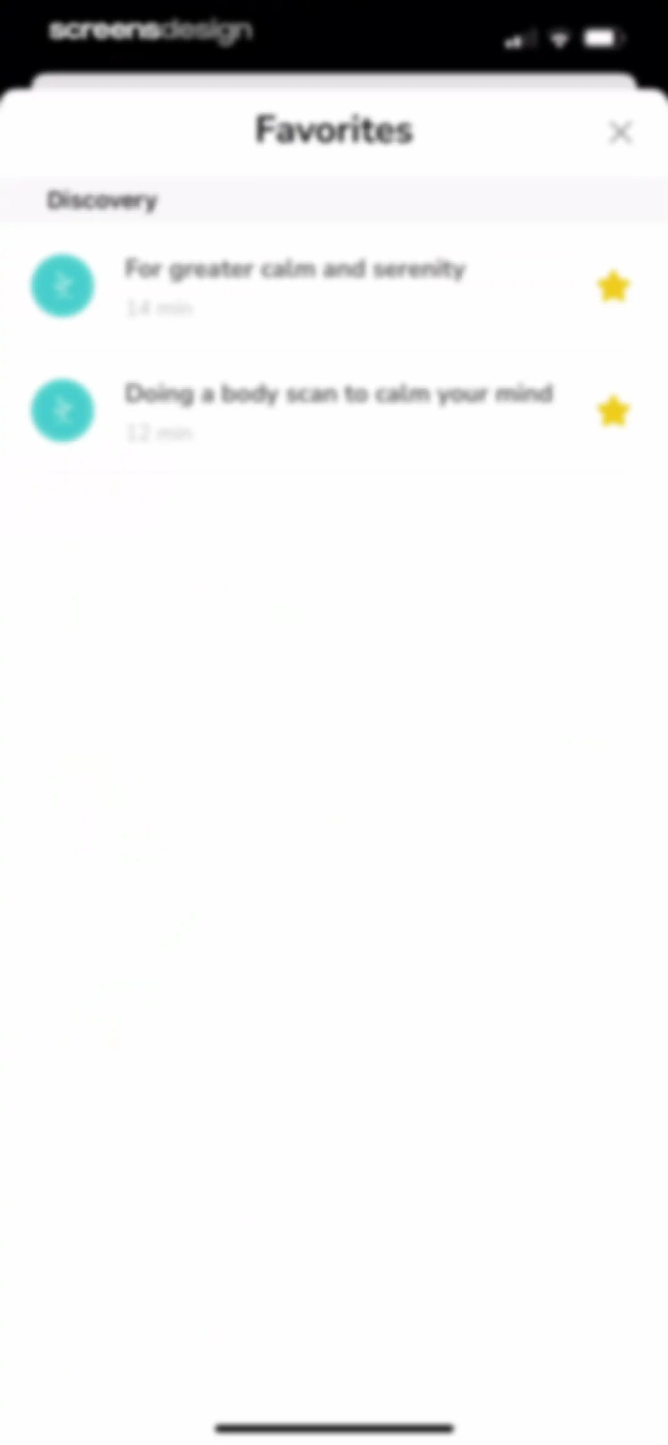 Petit BamBou: Mindfulness screen 70