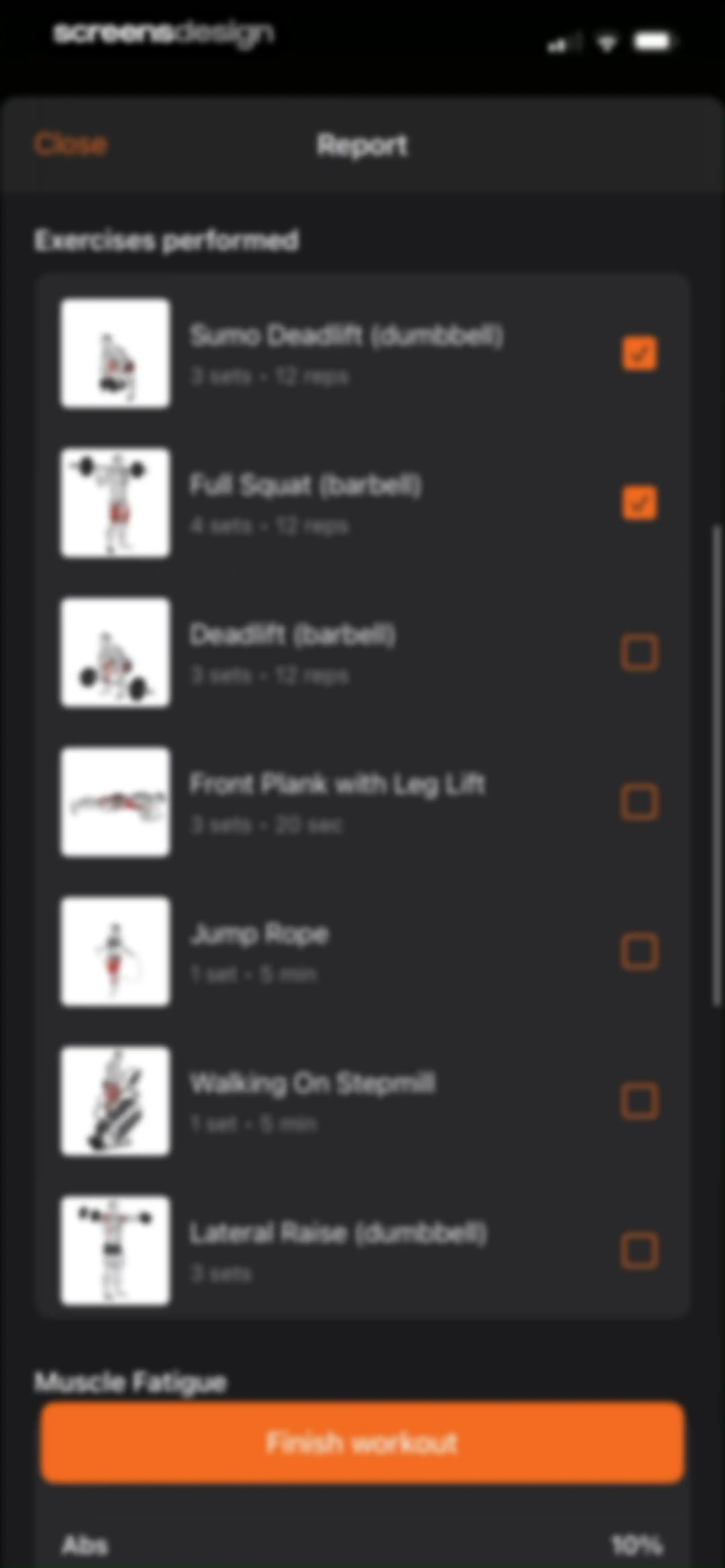 Gym WP - Workout Planner & Log screen 70