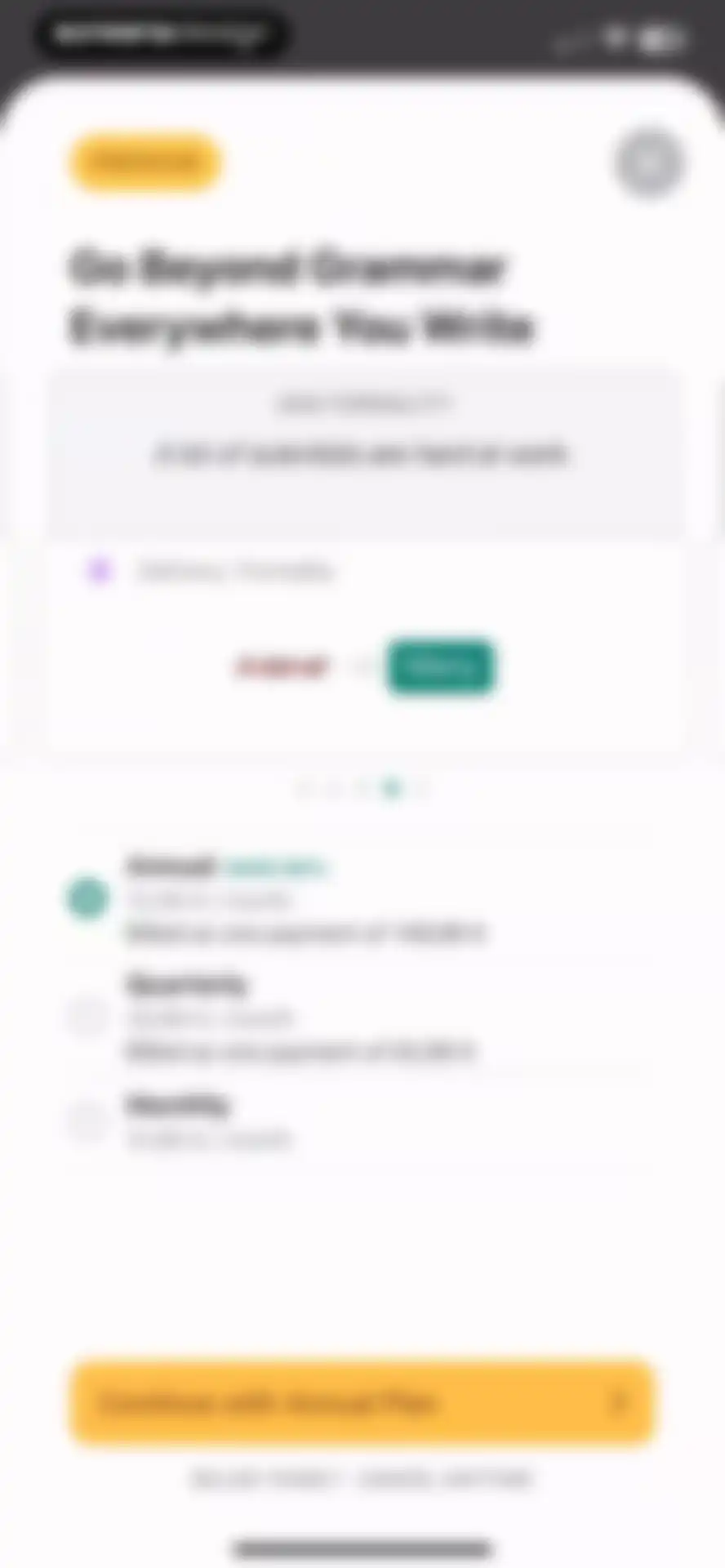 Grammarly: AI Keyboard & Notes screen 19