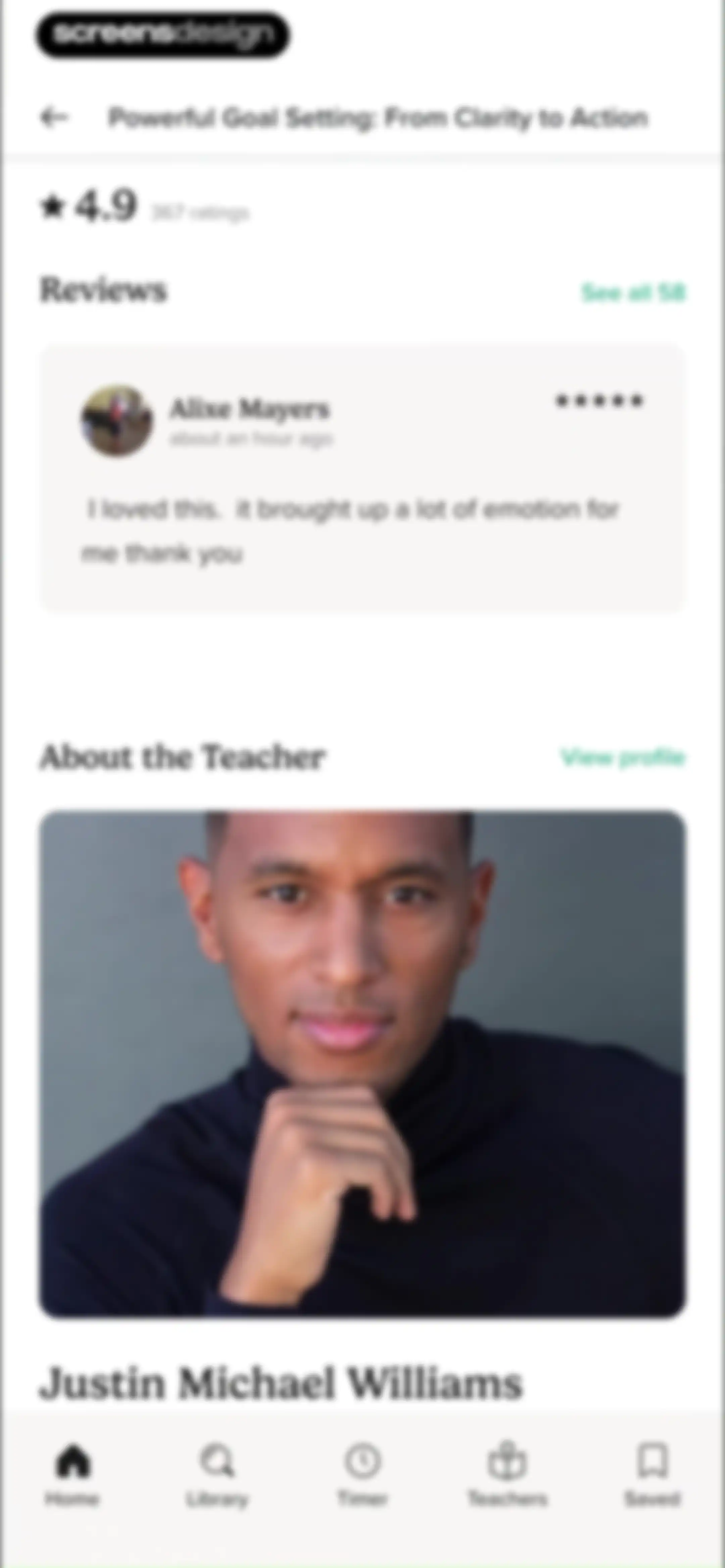 Insight Timer: Meditate, Sleep screen 109