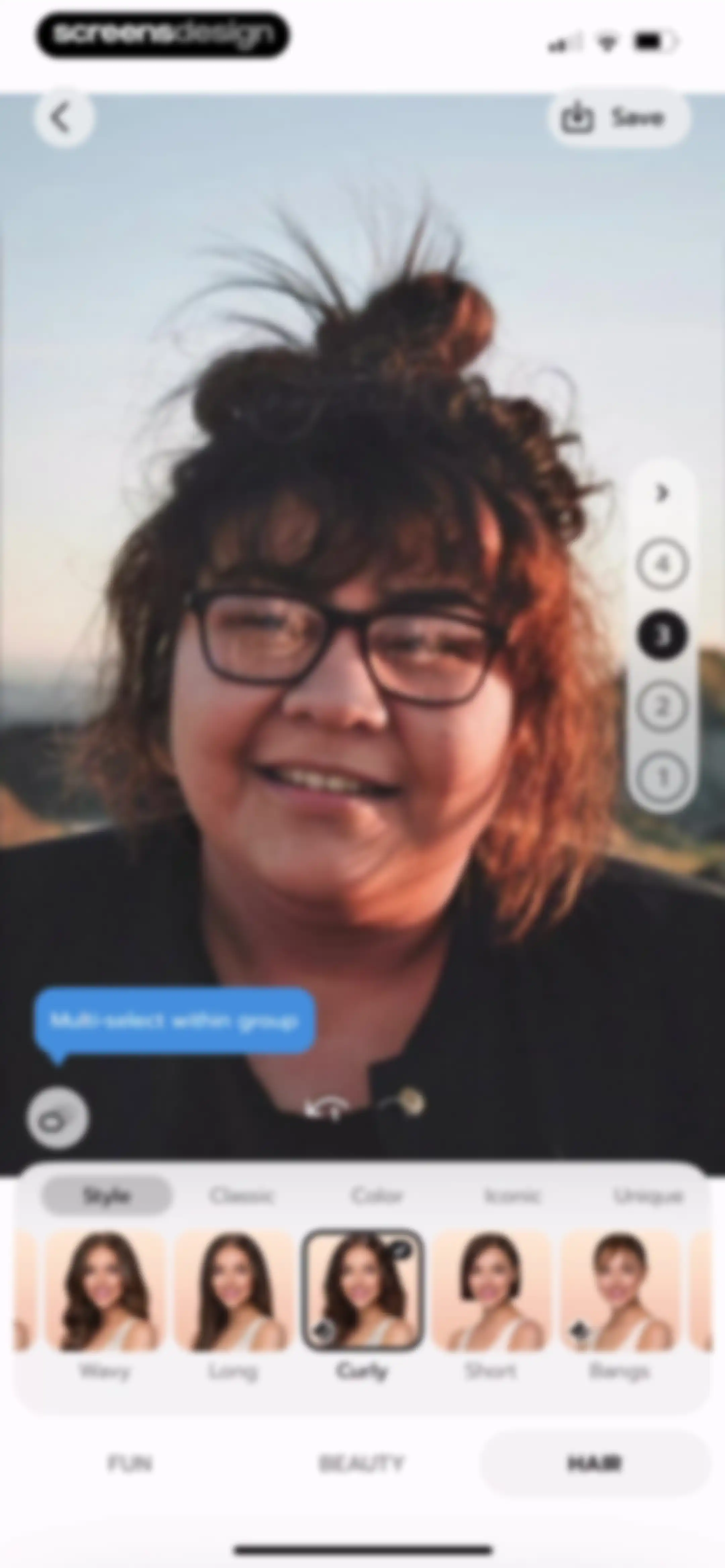 FaceLab: Face Age, Hair Filter screen 53