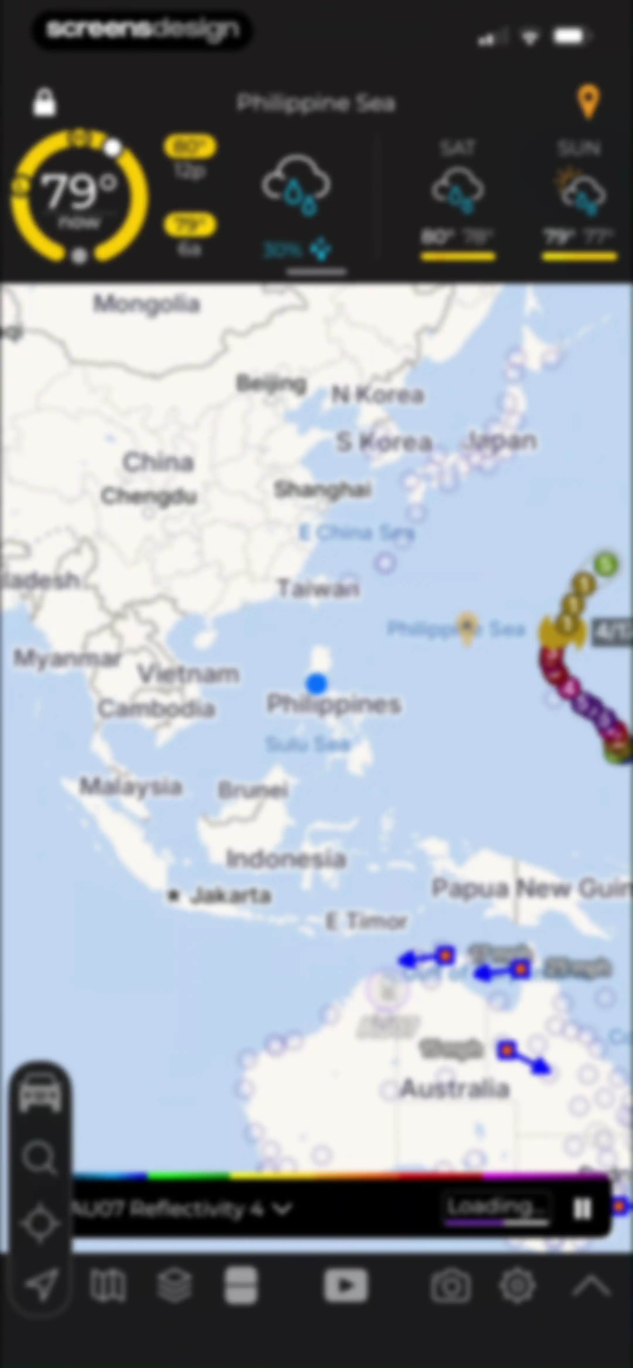 MyRadar Accurate Weather Radar screen 62