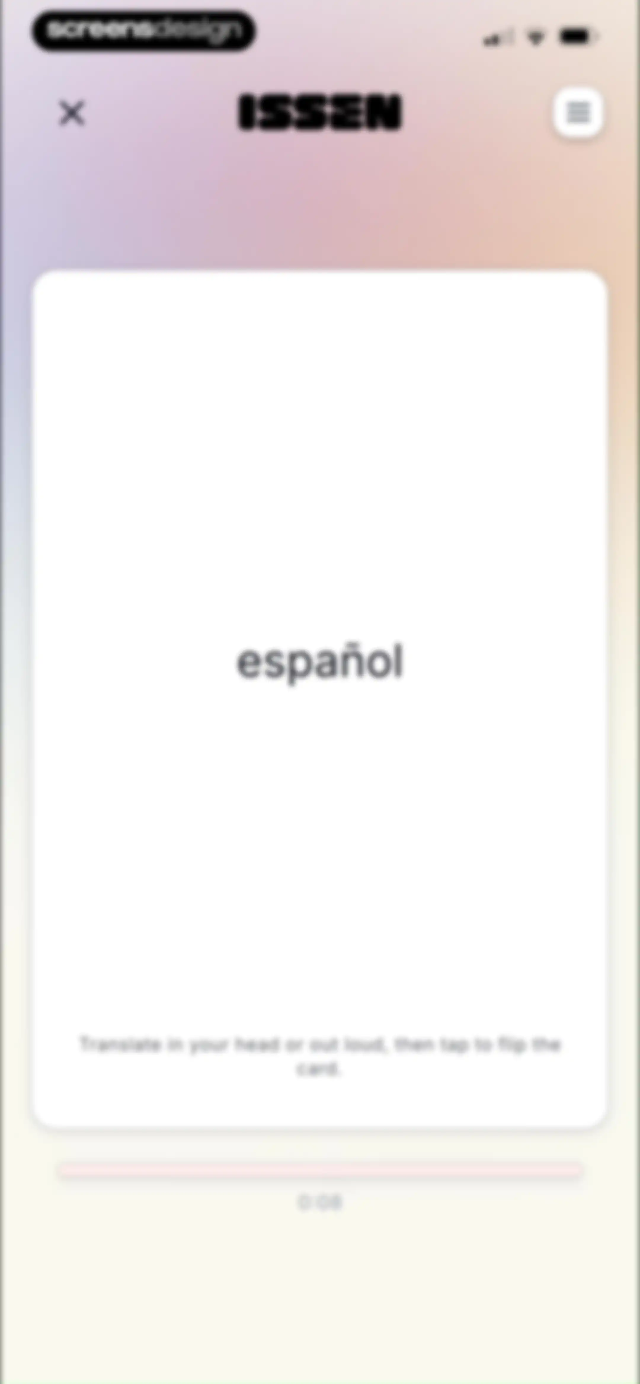 ISSEN - Voice Tutor screen 55