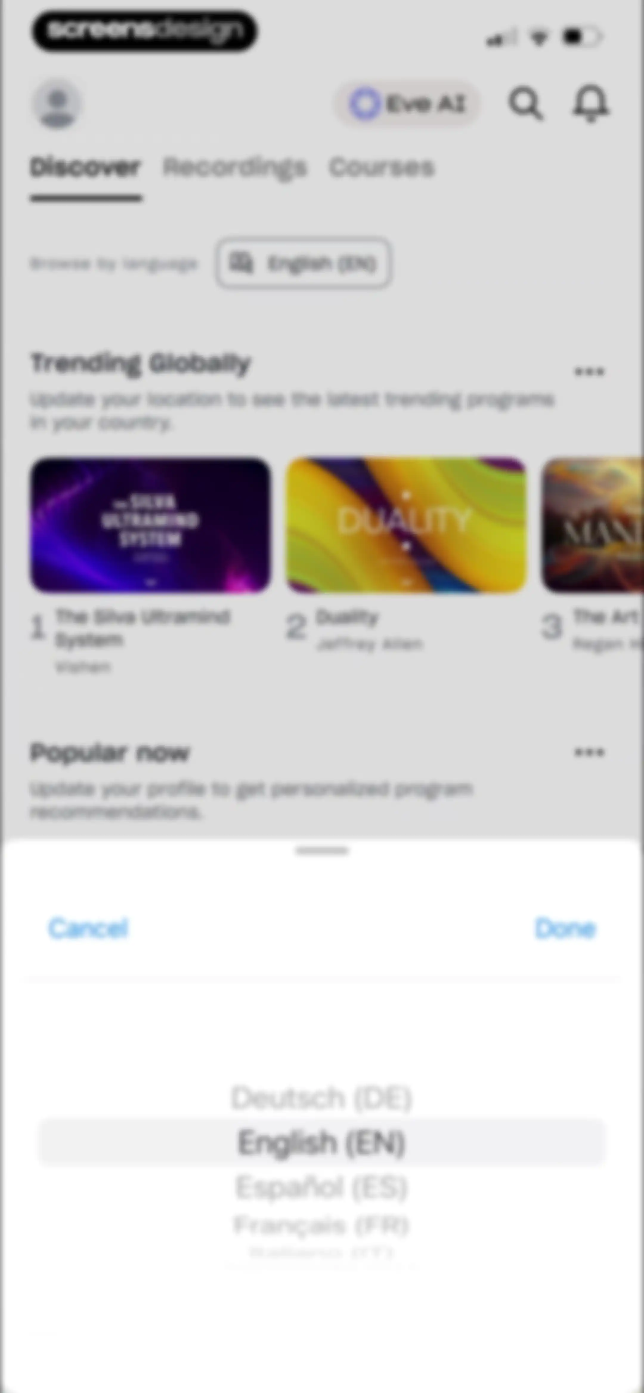 Mindvalley: Self Improvement screen 93