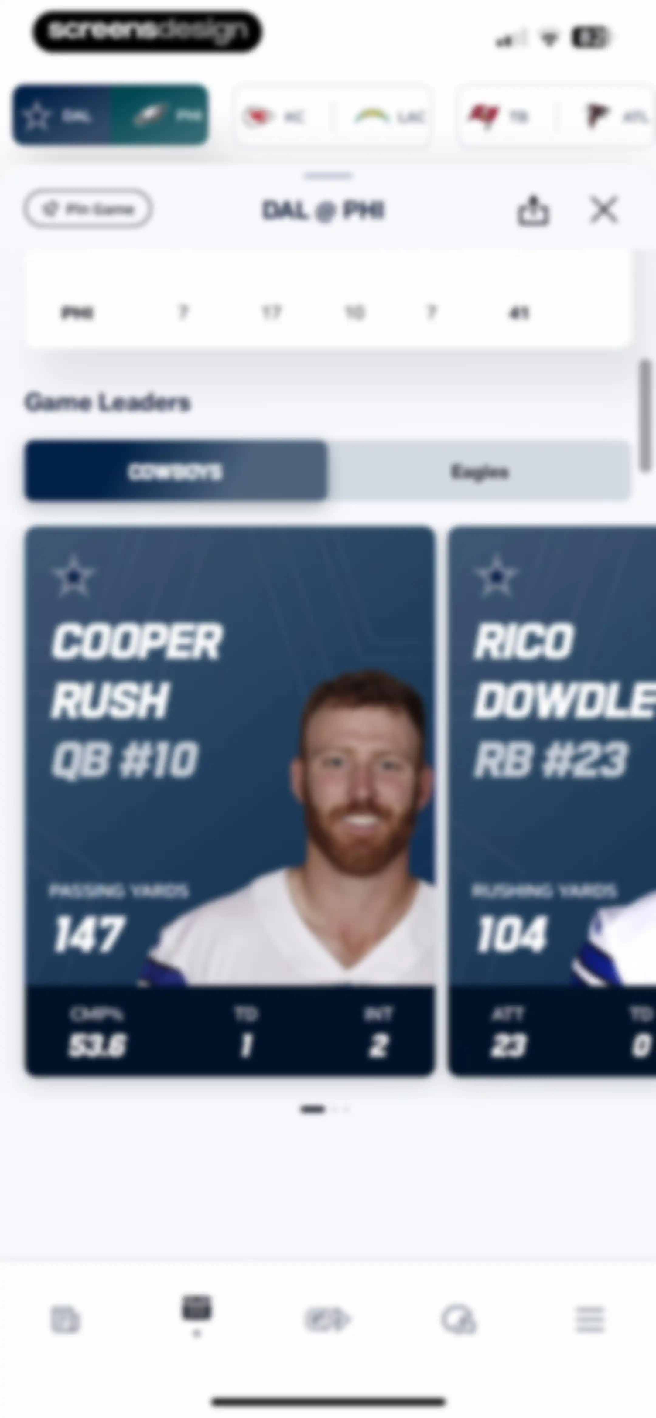 NFL screen 78