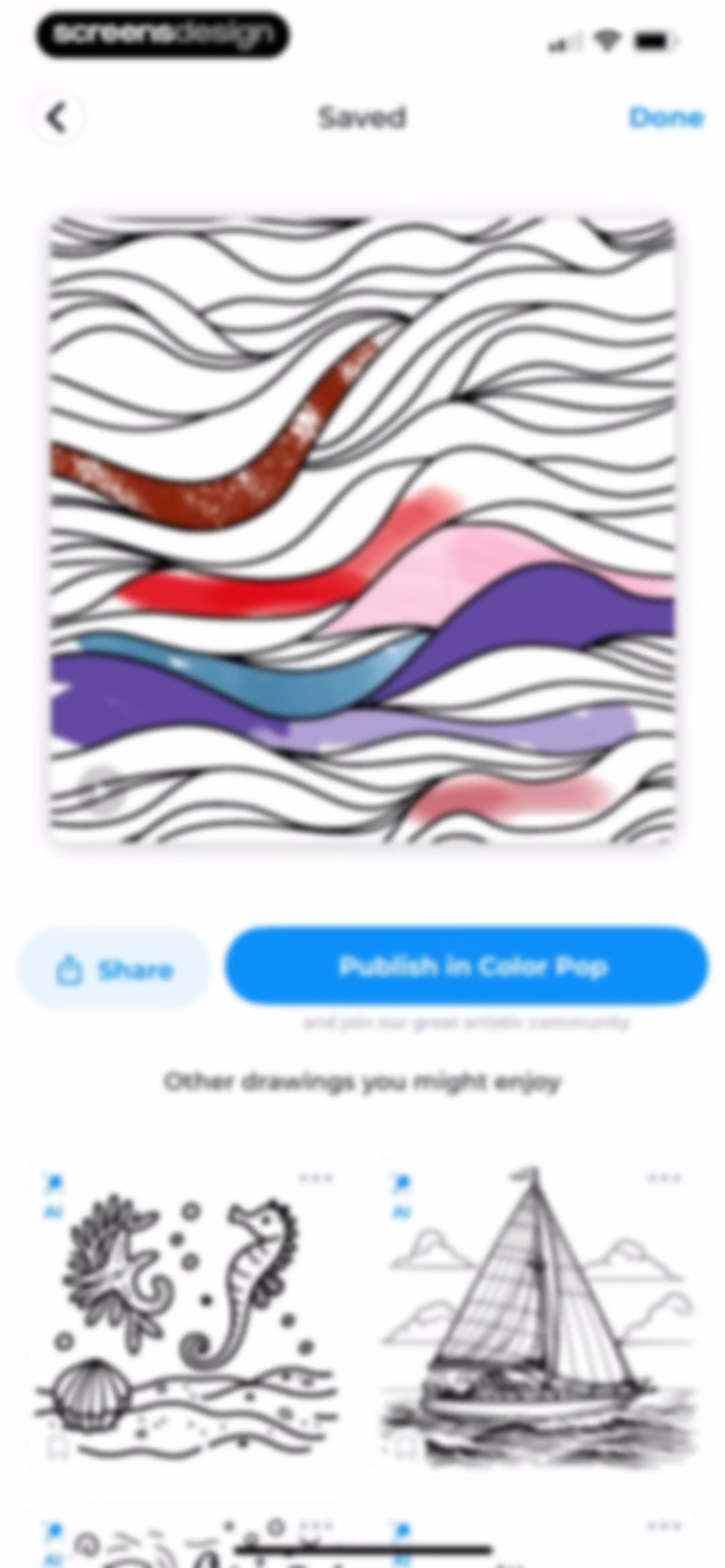 Color Pop: AI Coloring Book screen 64