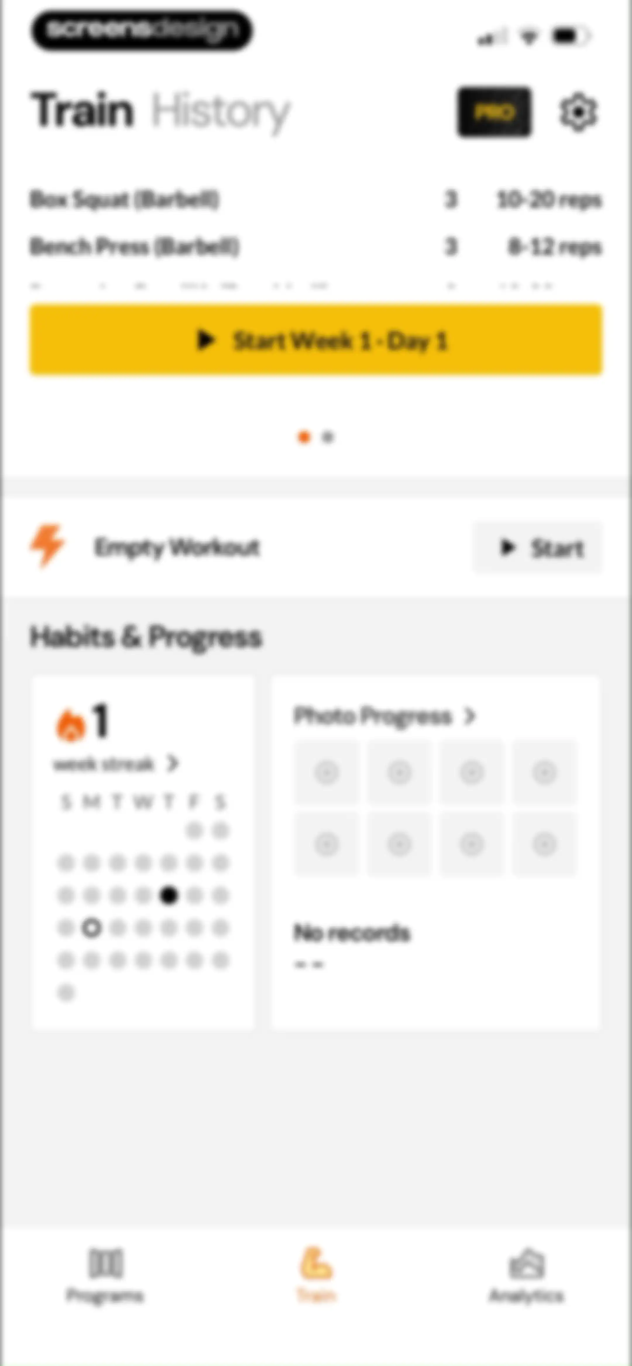 Boostcamp: Workout Programs screen 146