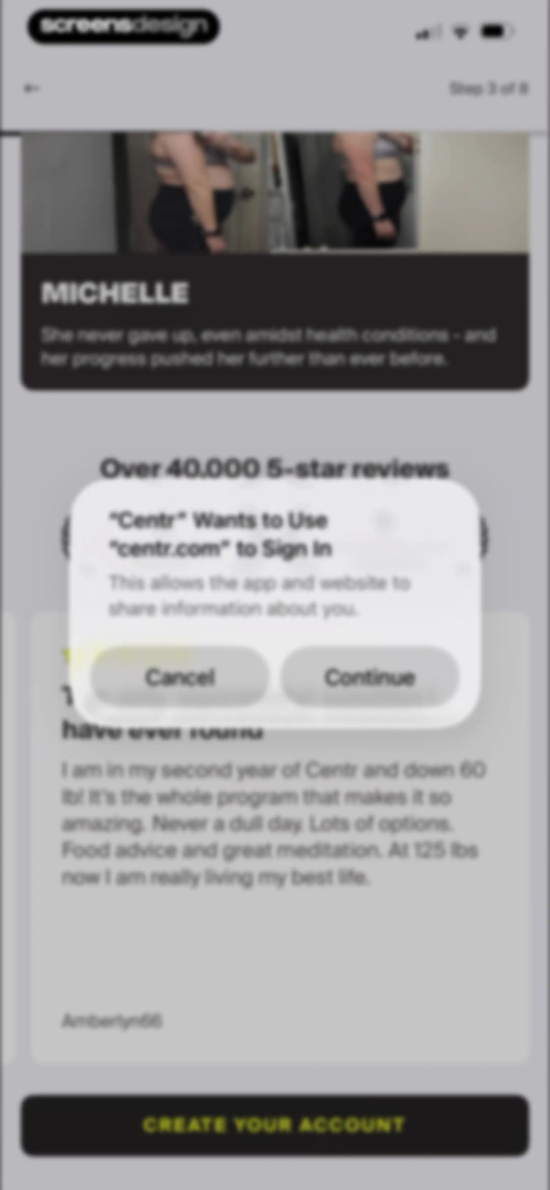 Centr: Strength & Fitness App screen 9