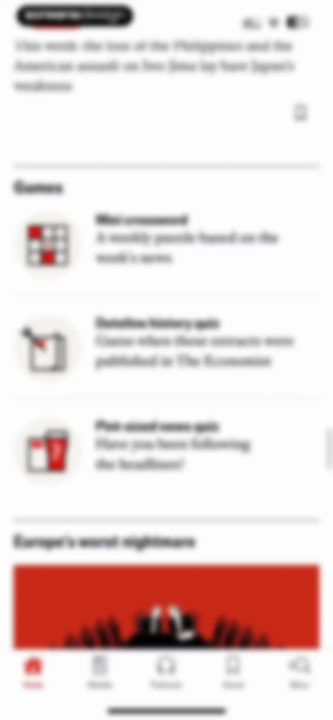 The Economist: News & Analysis screen 28