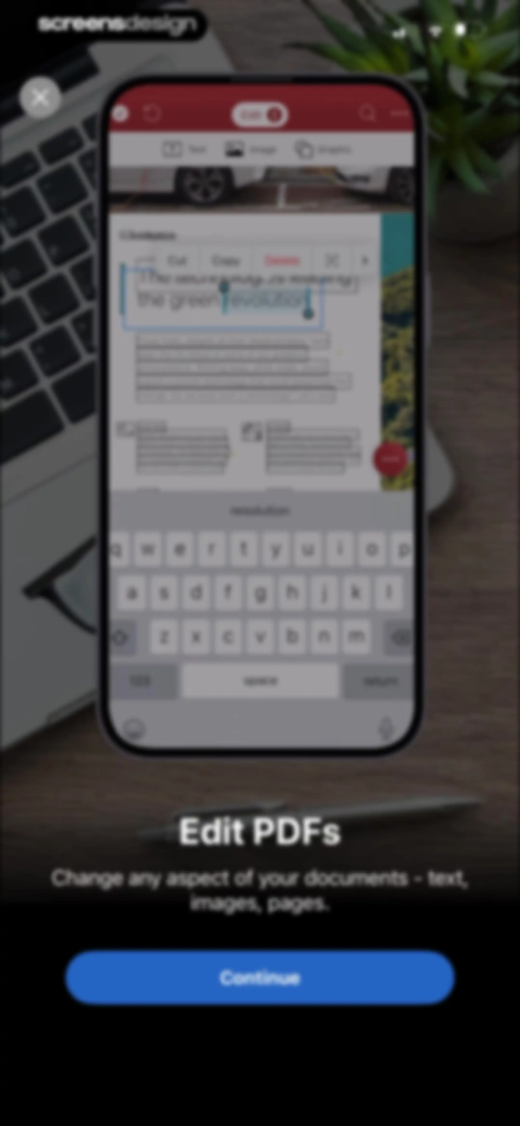MobiPDF・PDF Text Editor・Reader screen 5