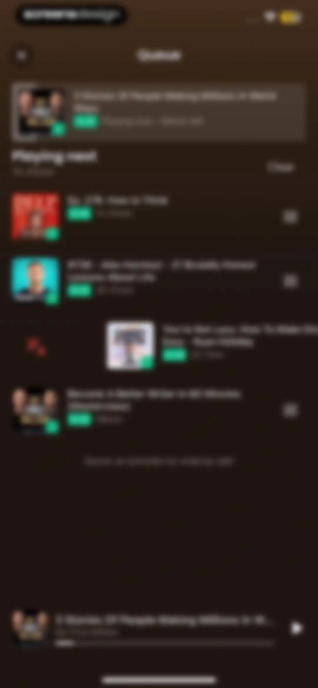 Snipd | AI Podcast Player screen 70