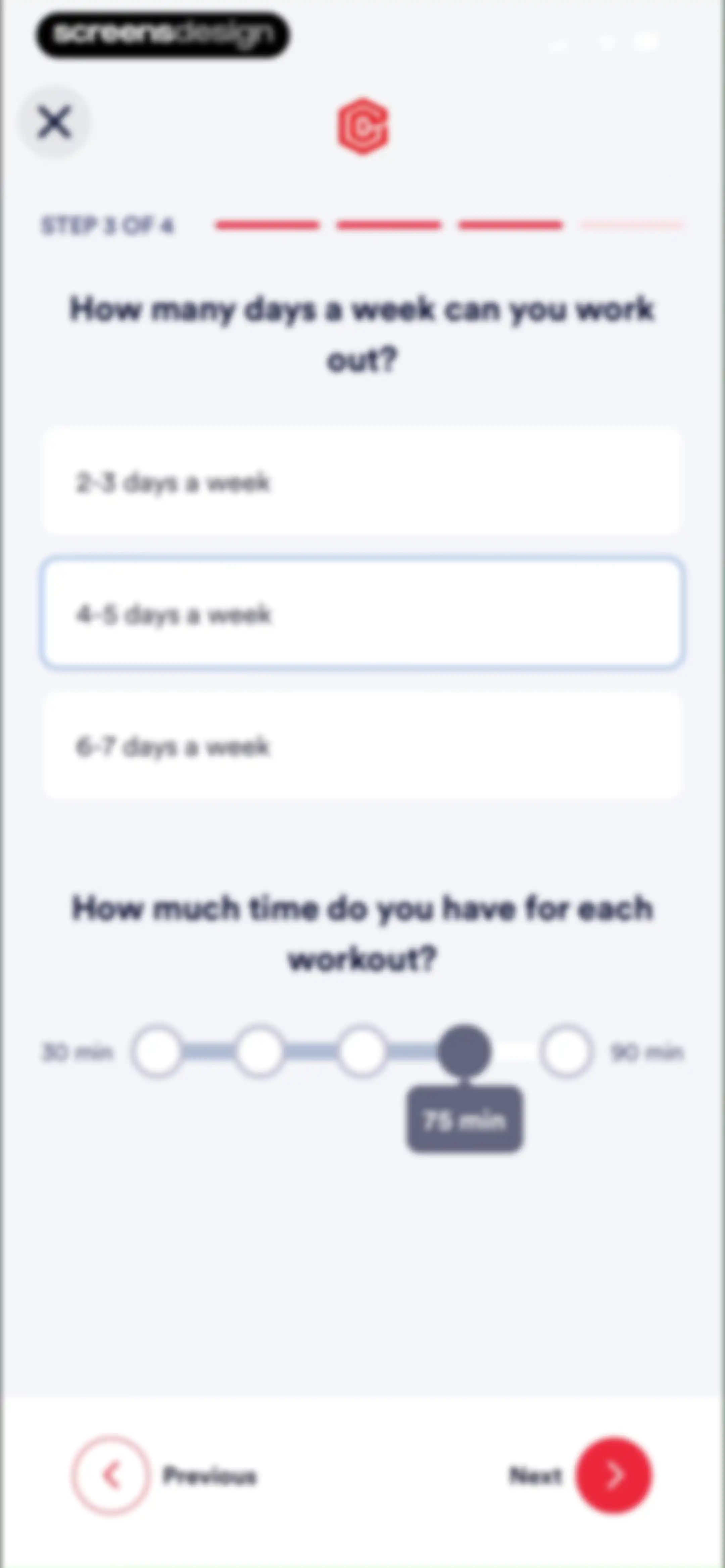 Caliber: Strength Training screen 98