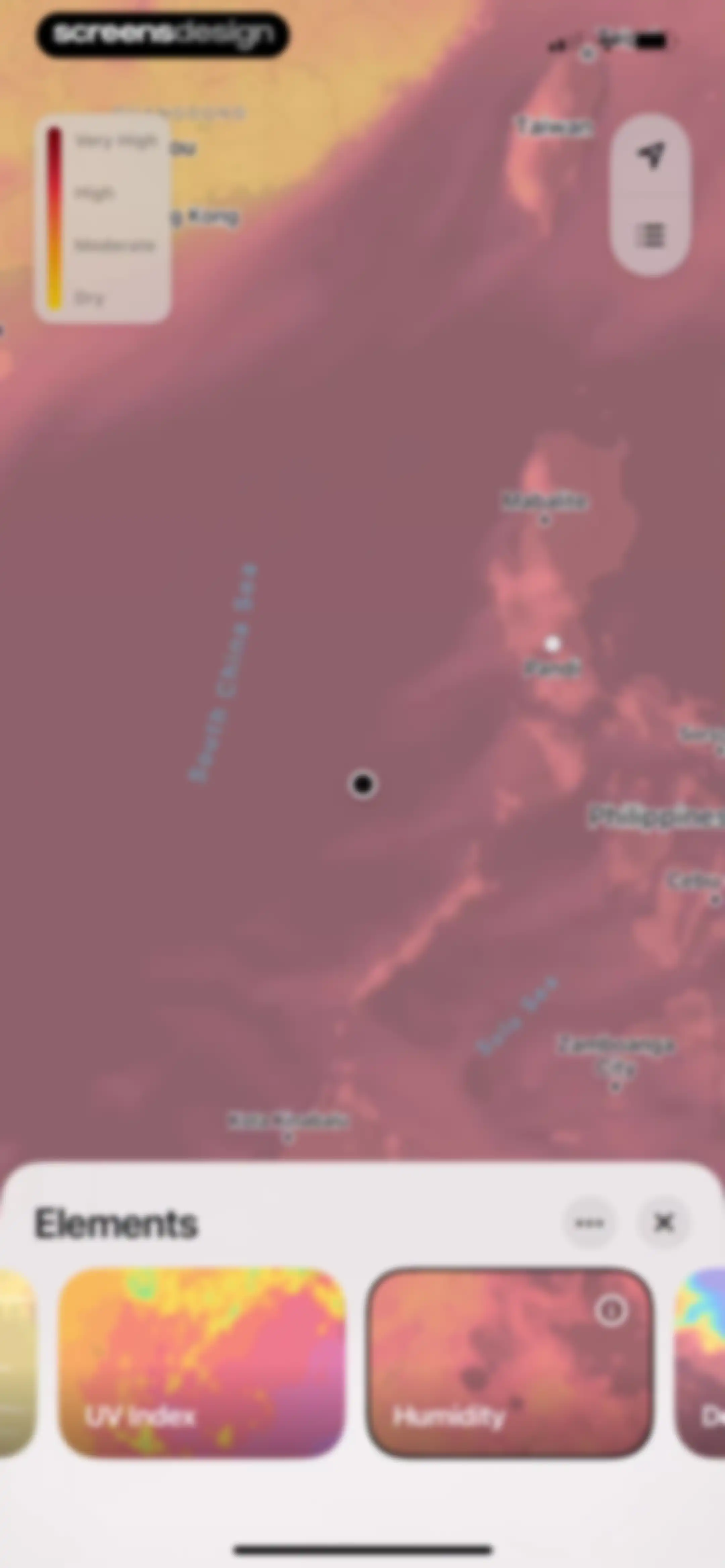 Element: Weather Radar screen 24