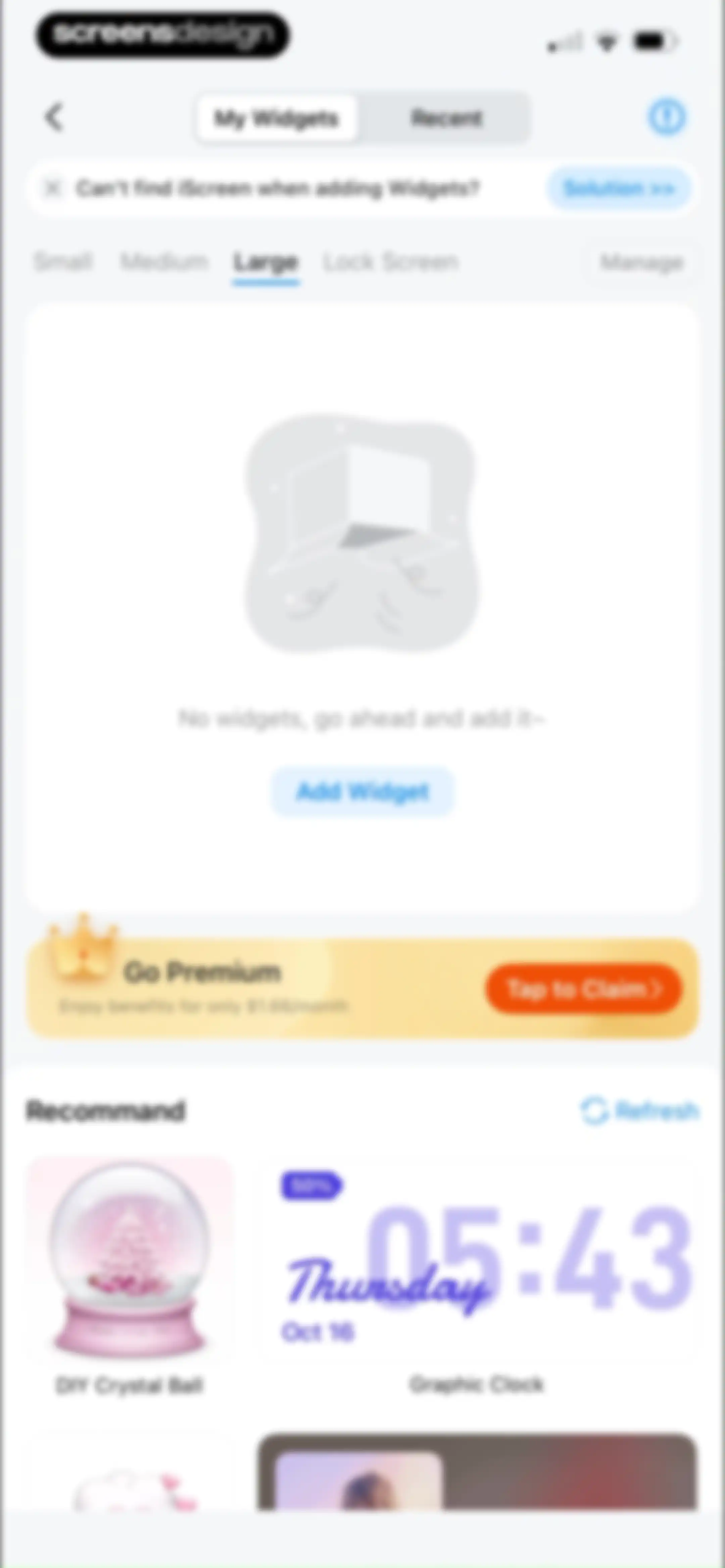 iScreen - Widgets & Wallpaper screen 101