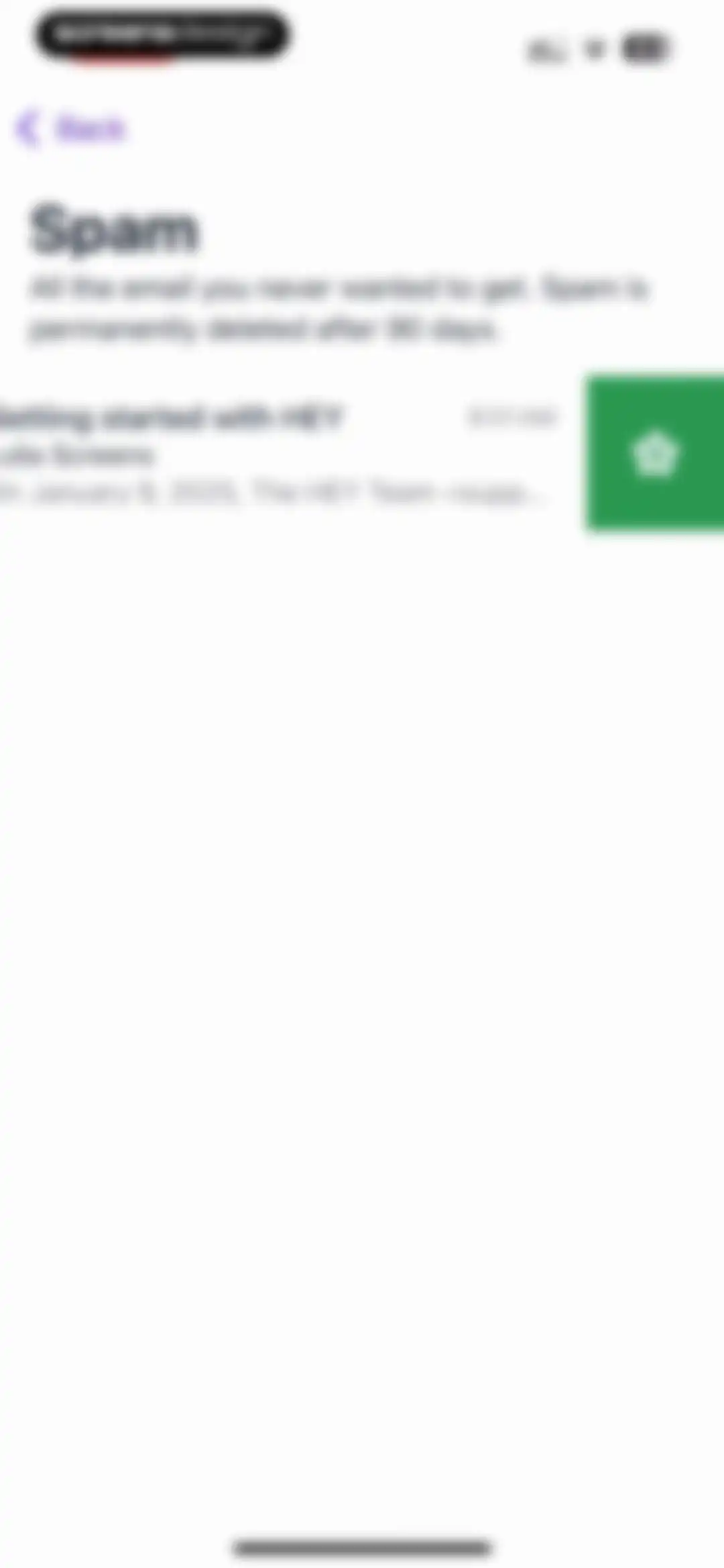 HEY Email screen 116