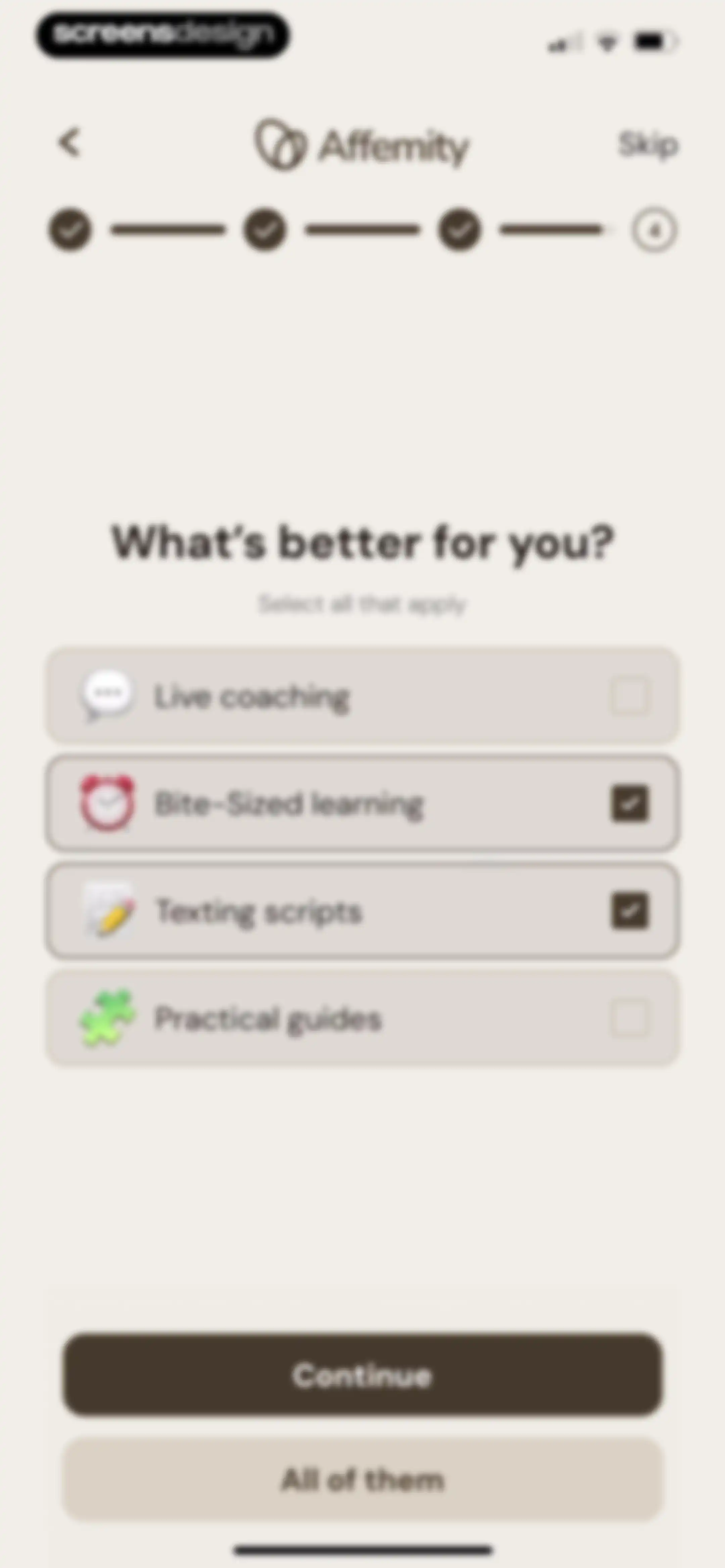 Affemity: Relationship Coach screen 42