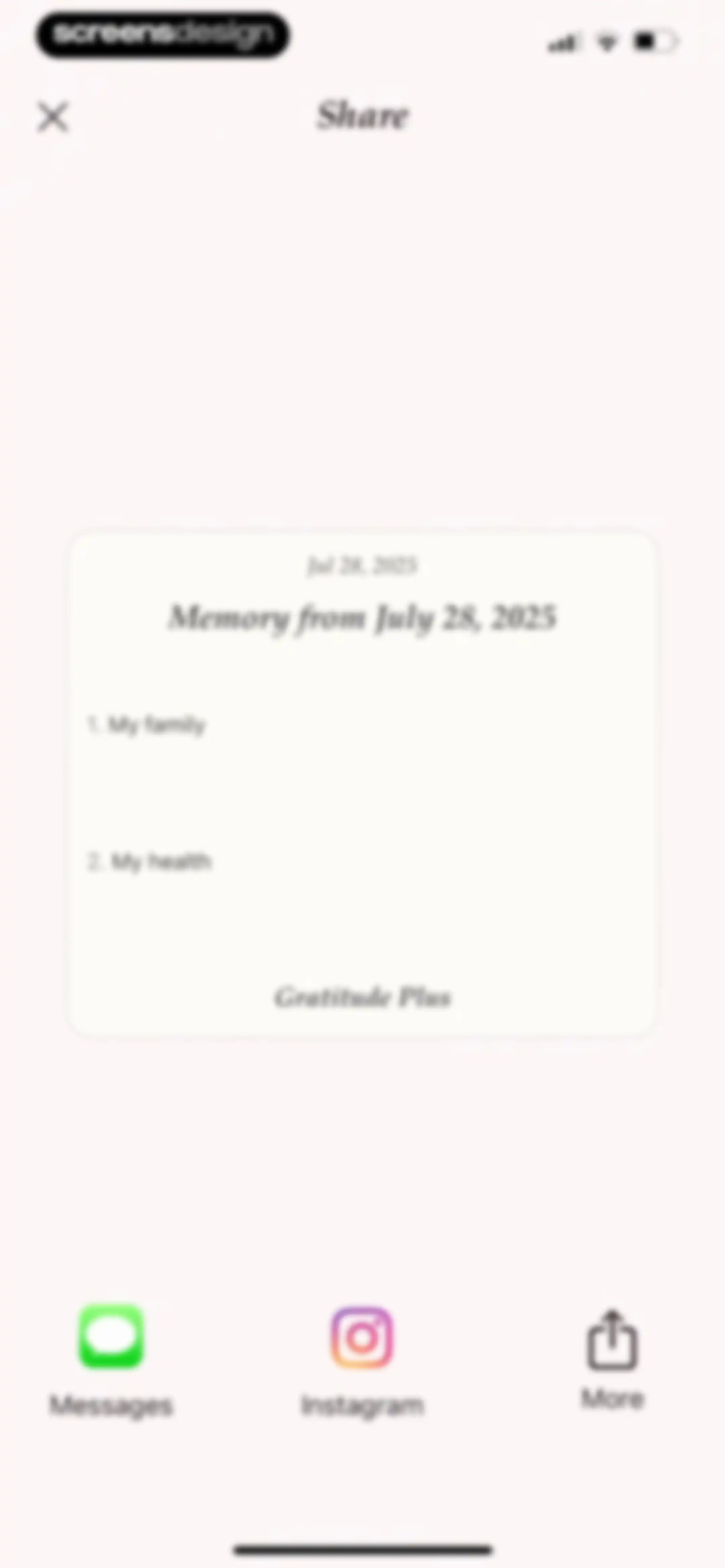 Gratitude Plus – Journal screen 172