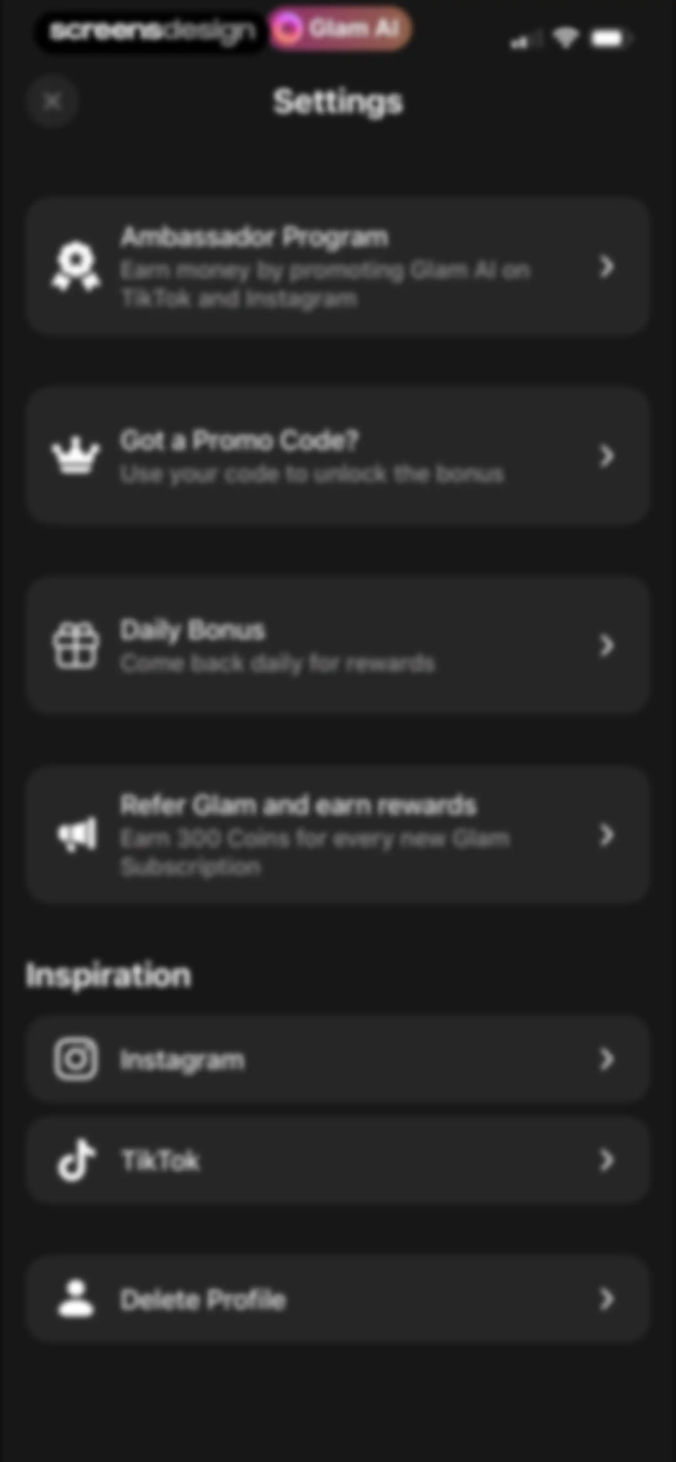 Glam AI: Video & Photo Editor screen 124
