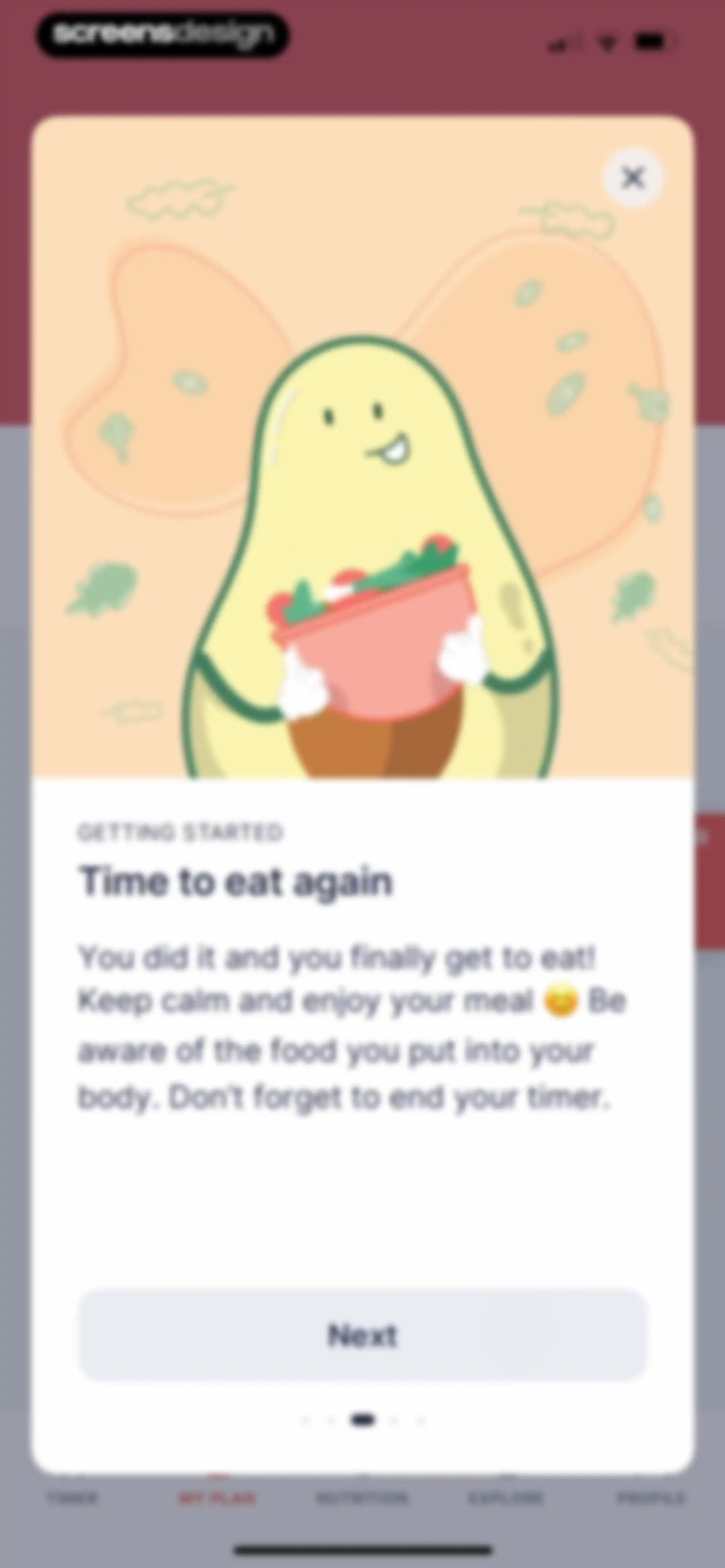 Kompanion: Weight Loss Plan screen 137