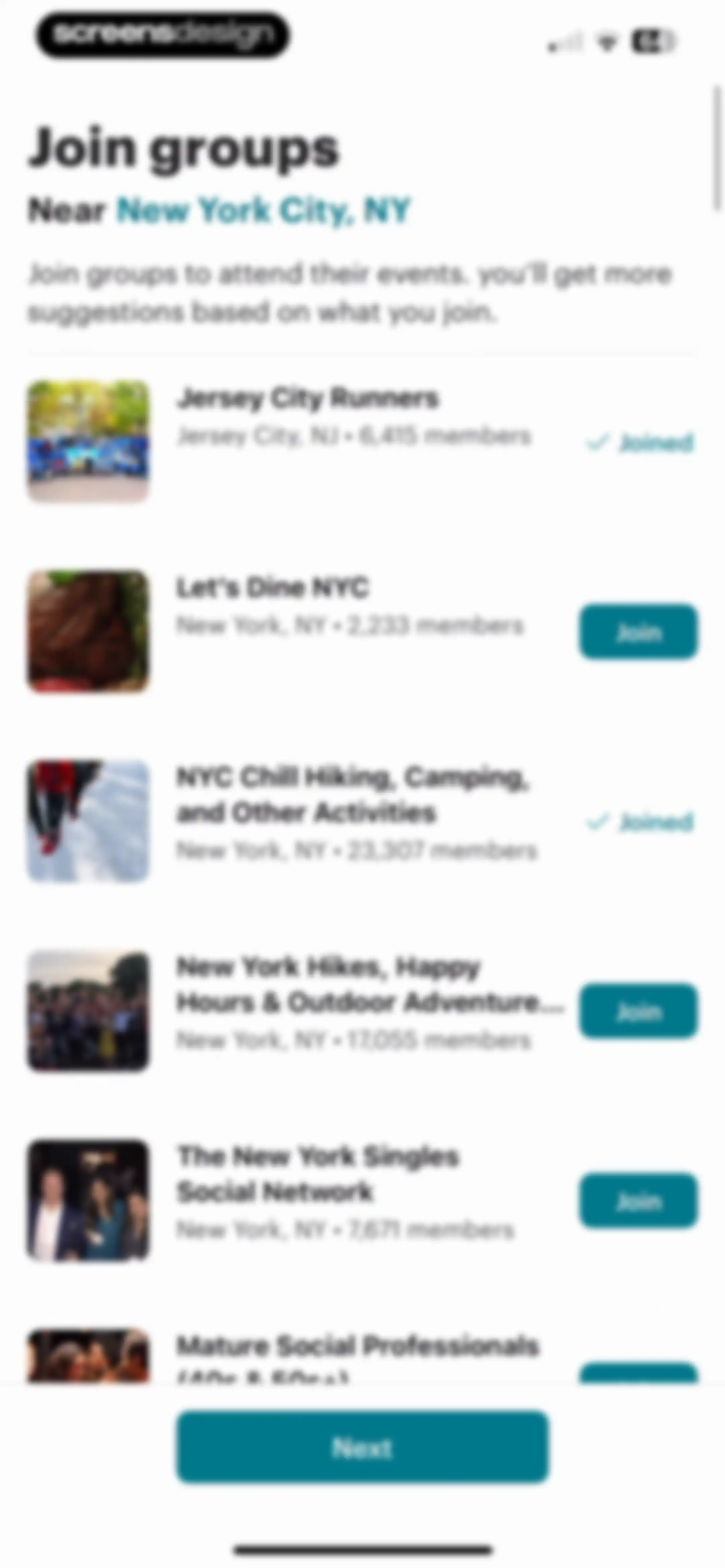 Meetup: Social Events & Groups screen 20