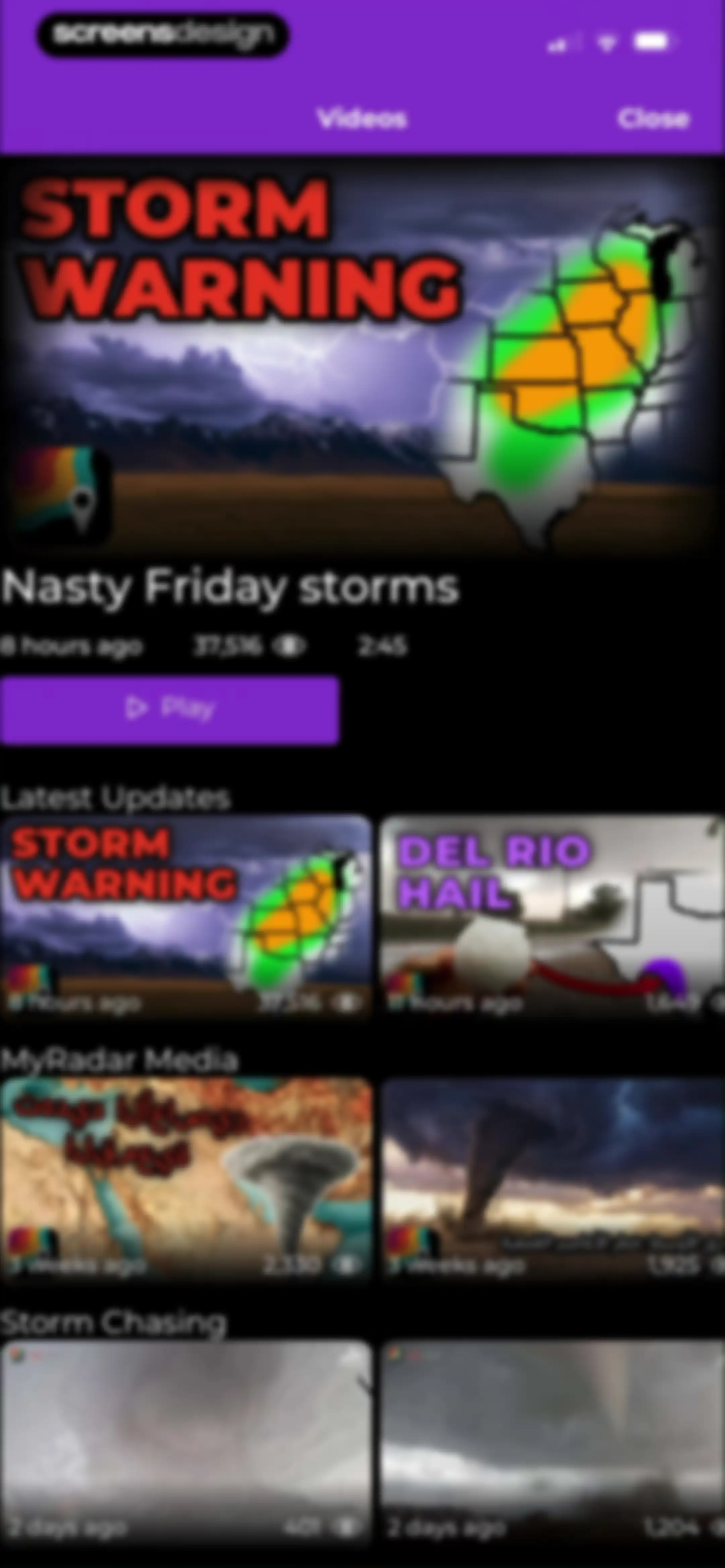 MyRadar Accurate Weather Radar screen 66