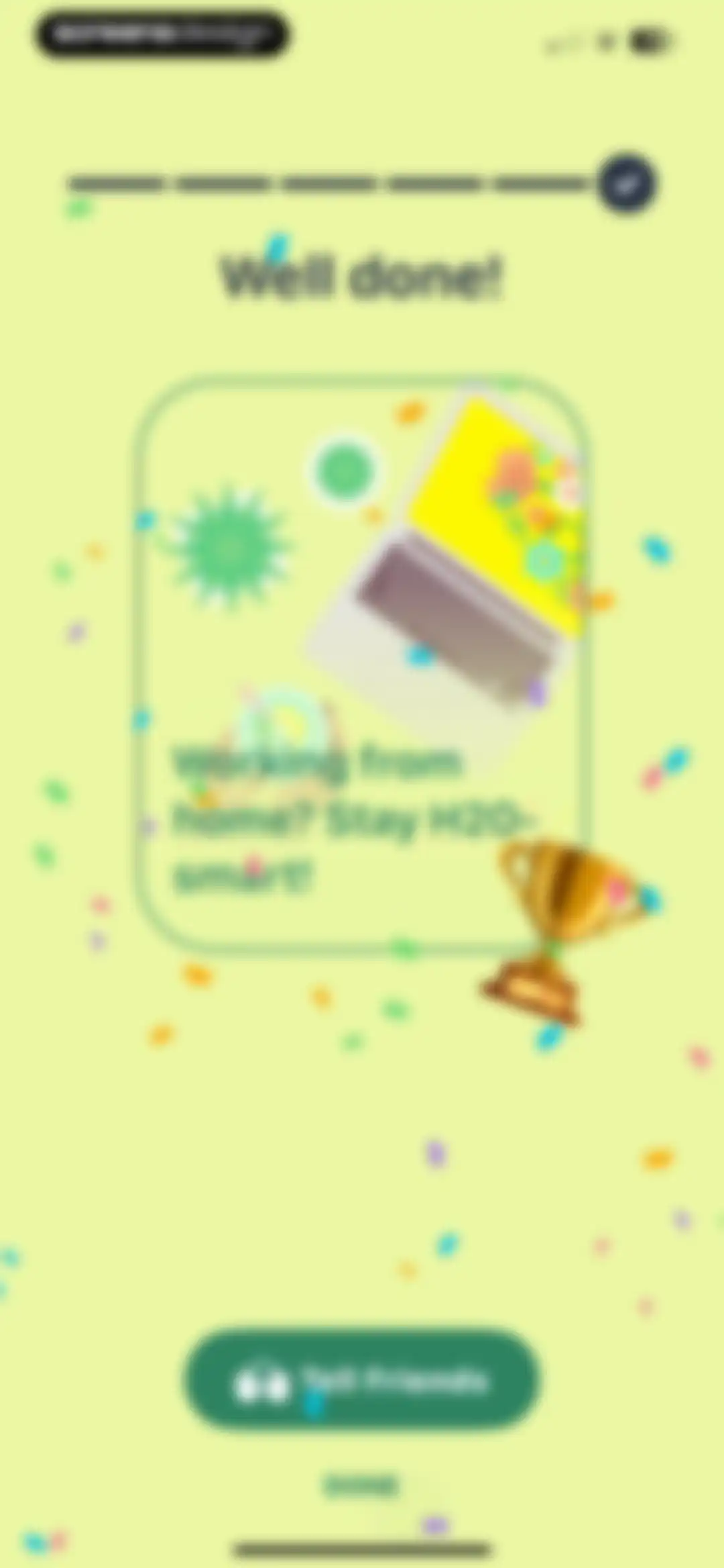 Water tracker Waterllama screen 69