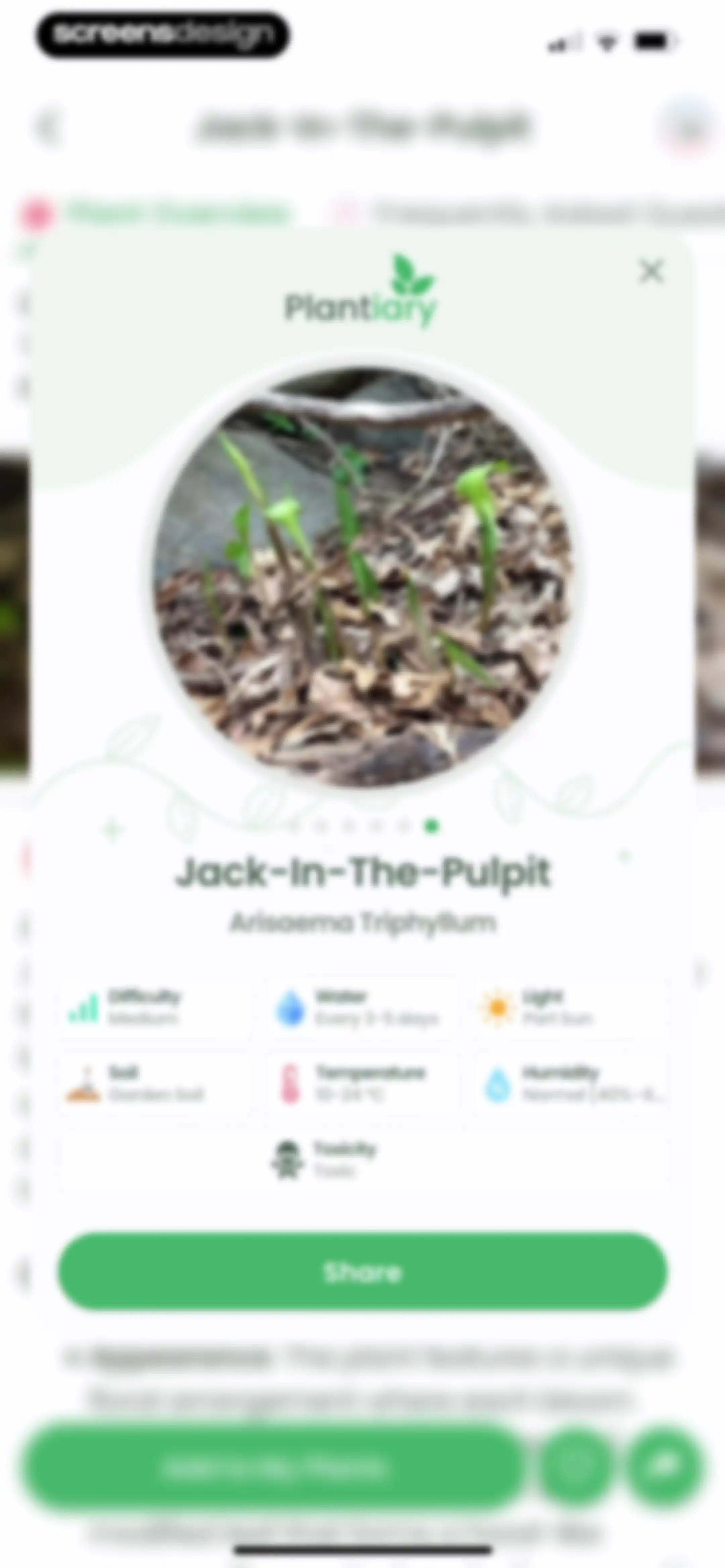Plant Identifier: Plantiary screen 34