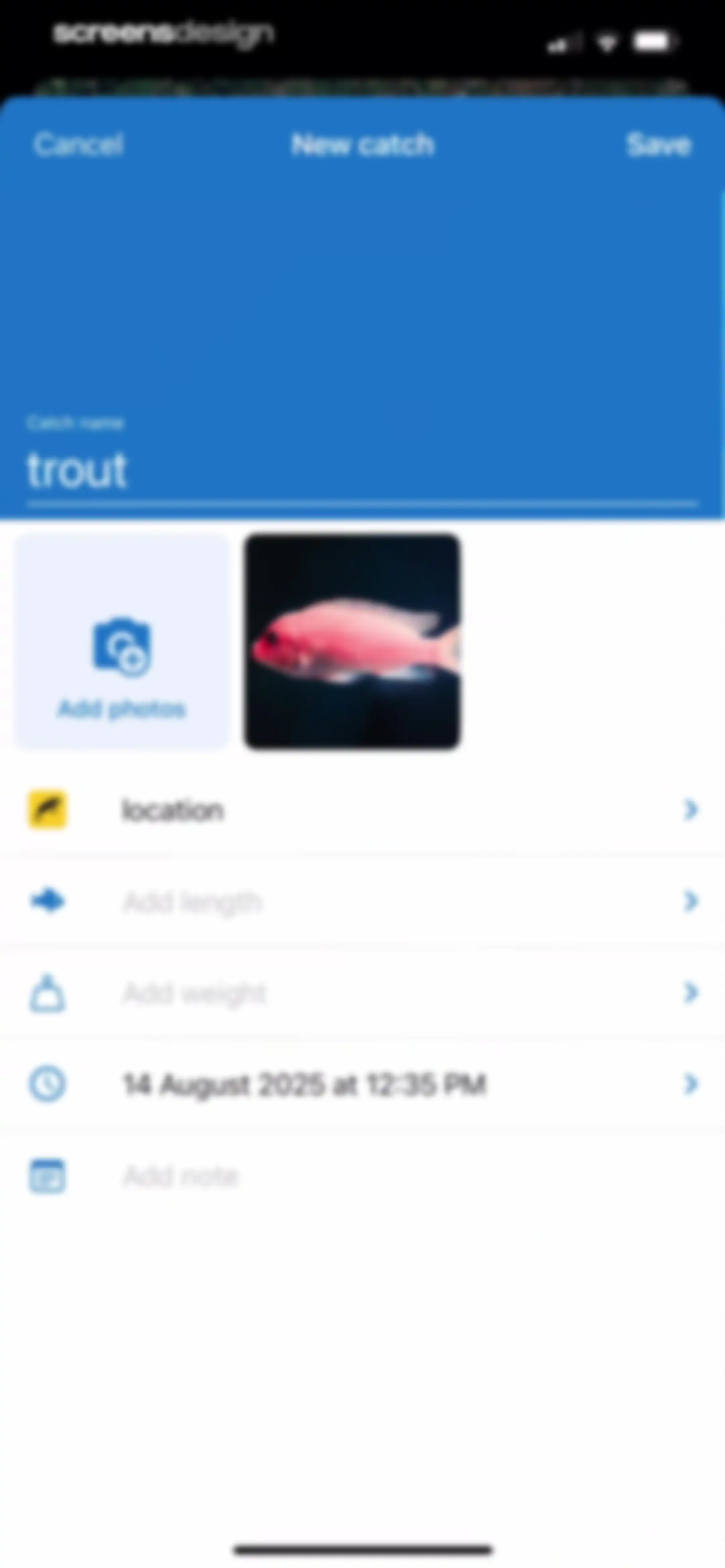 Fishing Points: Map & Forecast screen 50