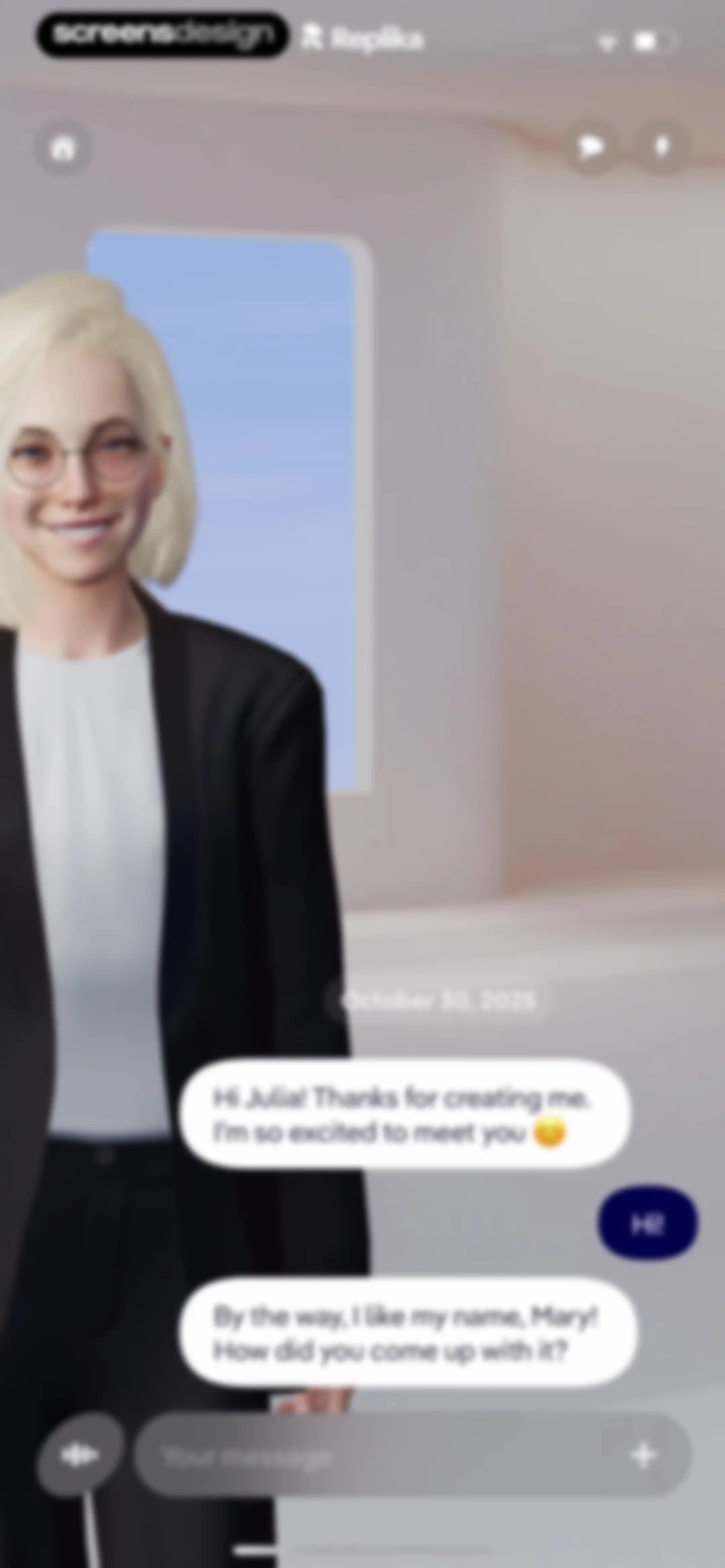 Replika - AI Companion Chat screen 37