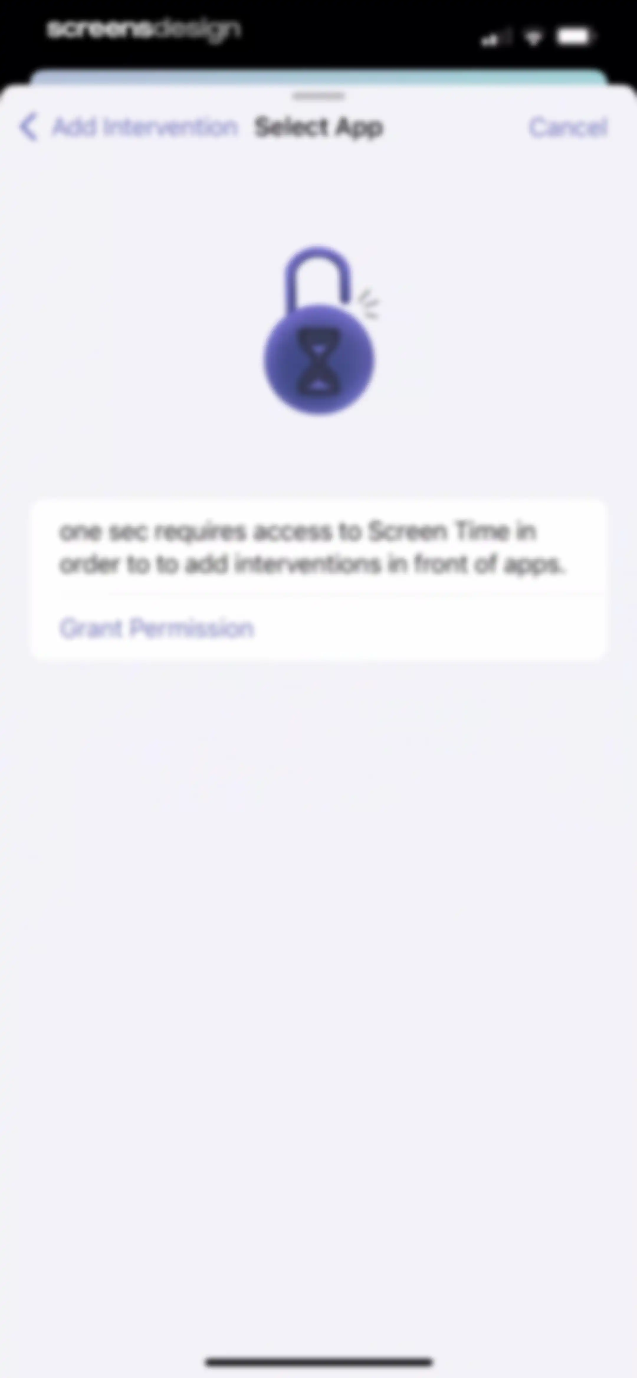 one sec | screen time + focus screen 28