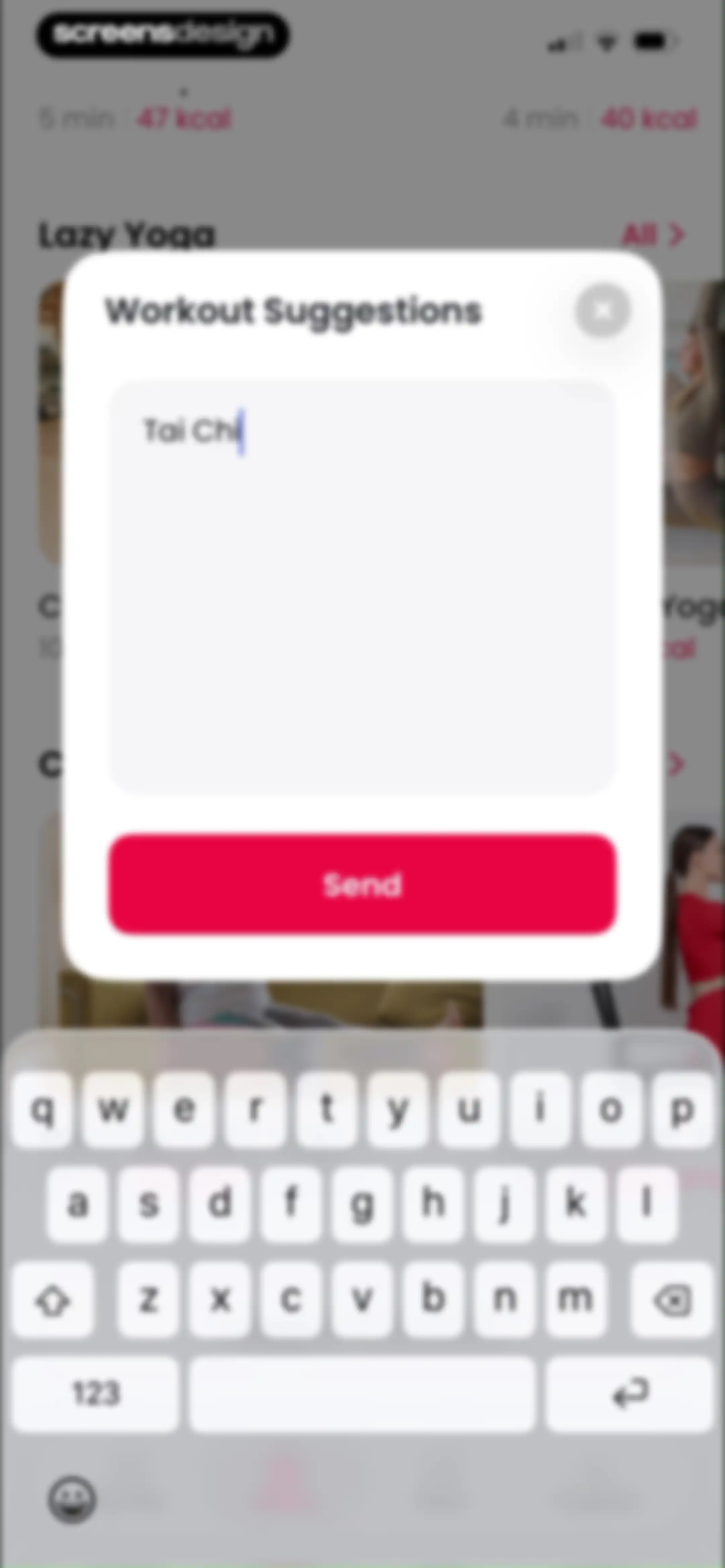 ChillFit: Home Workout Planner screen 121