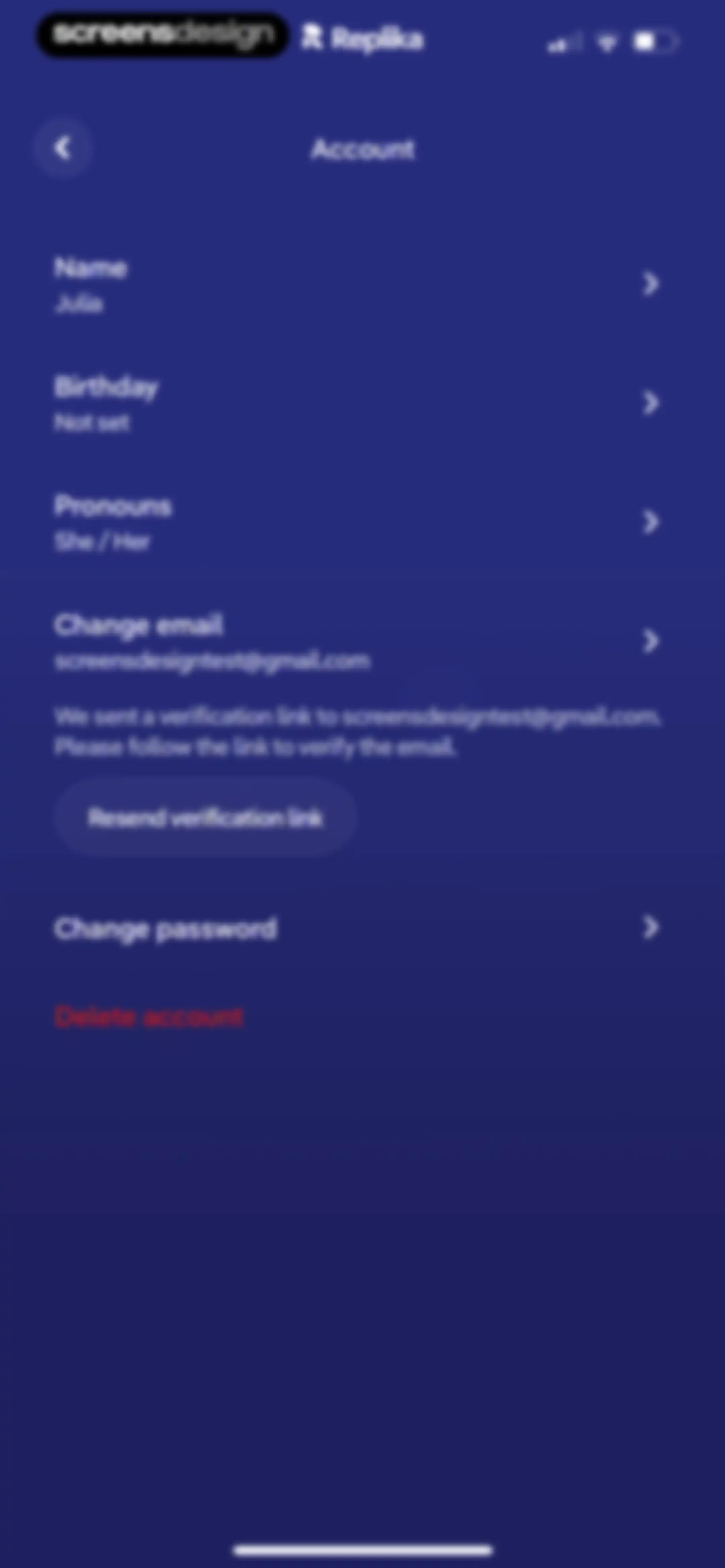 Replika - AI Companion Chat screen 87