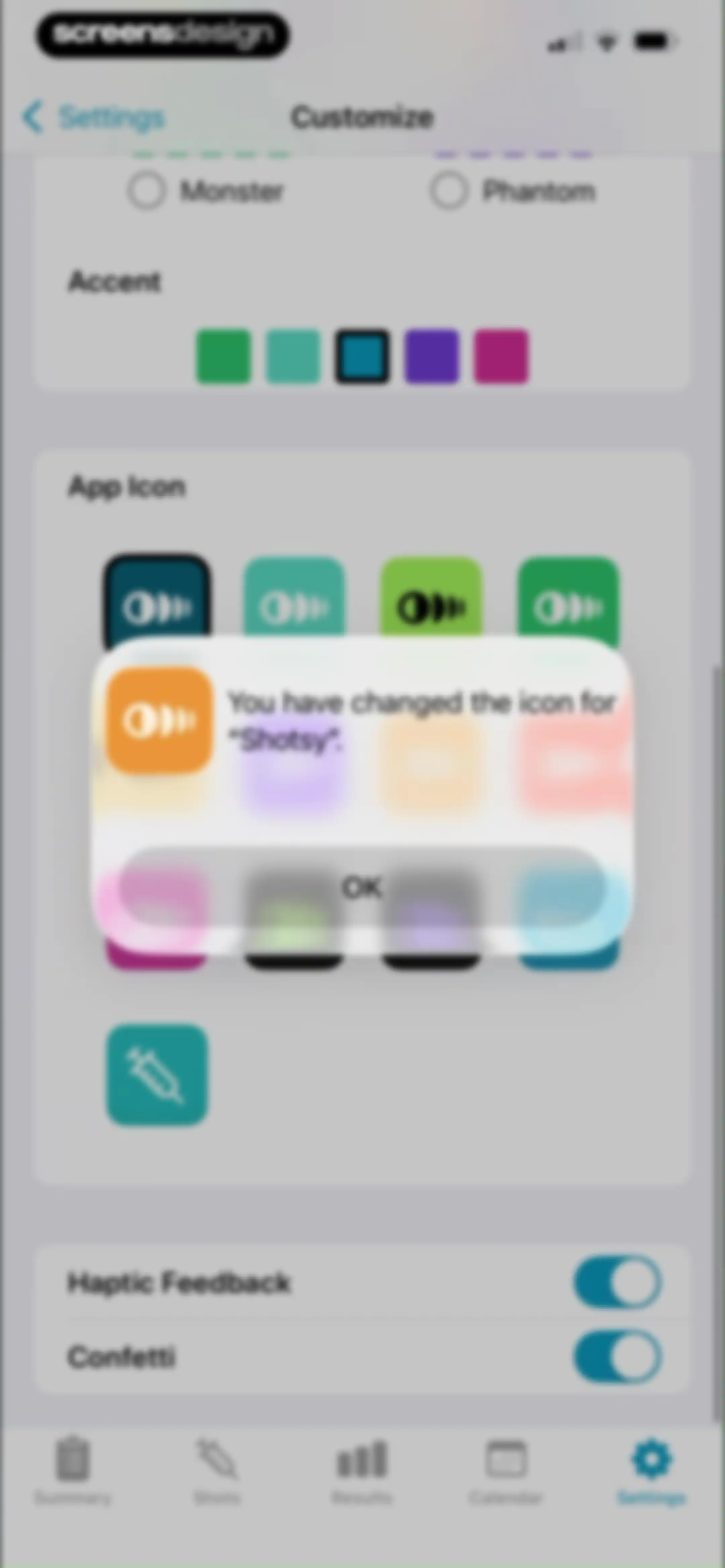 Shotsy GLP-1 Tracker screen 89
