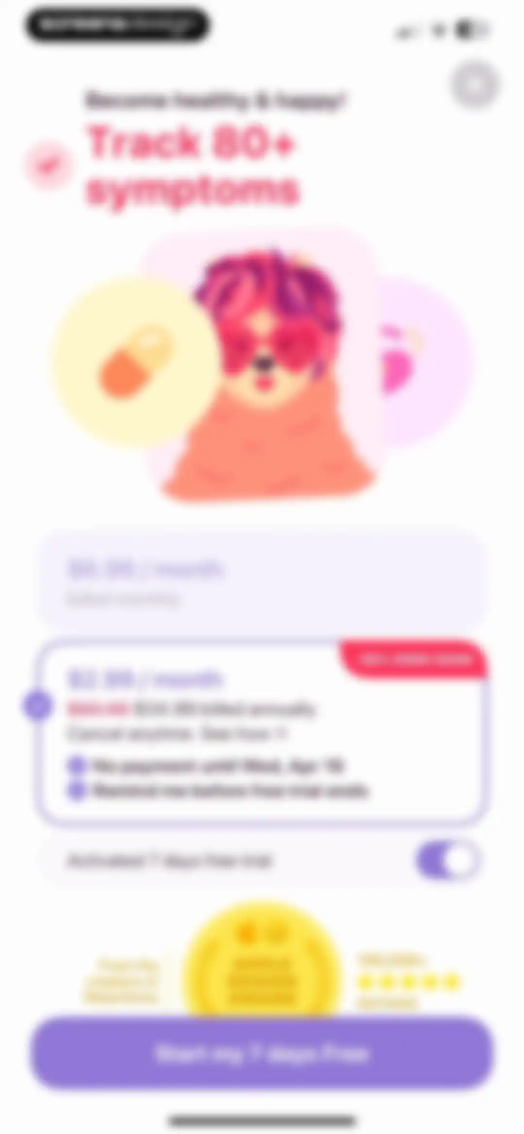 My period calendar Pinkllama screen 10