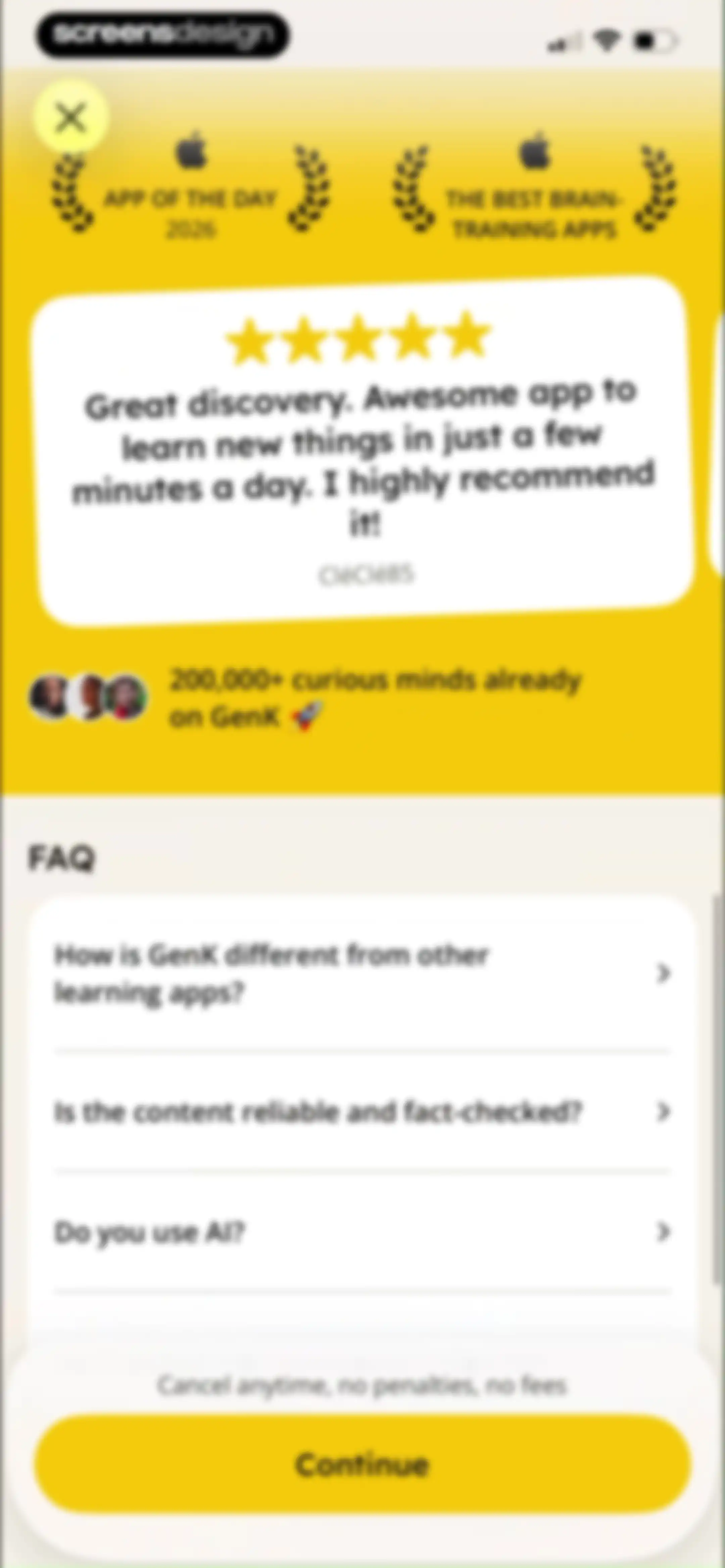 GenK: Daily Learning & Quiz screen 19