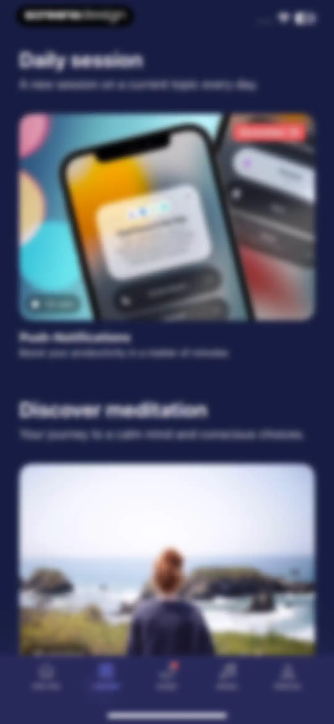 Mo Meditation, Sleep, Recovery screen 65