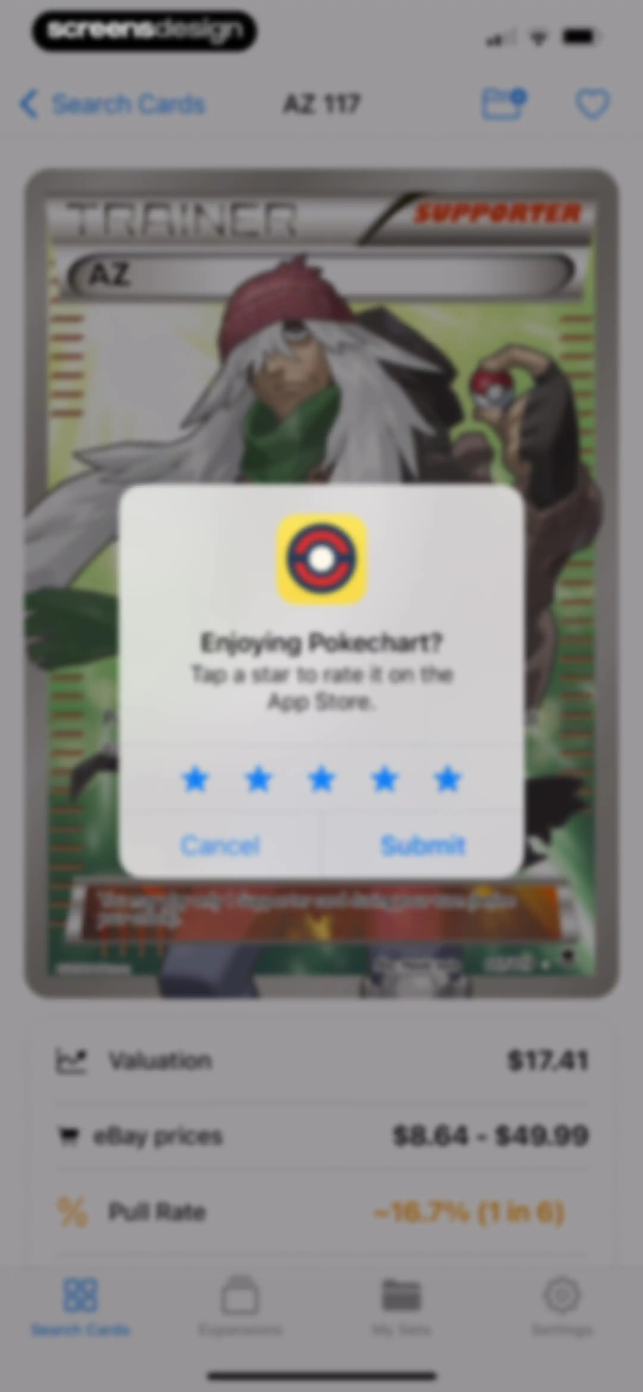 TCG Scanner Card - Pokechart screen 10