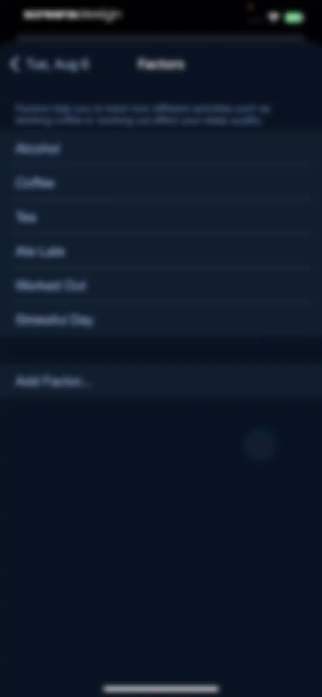Noxogy Sleep Tracker screen 18
