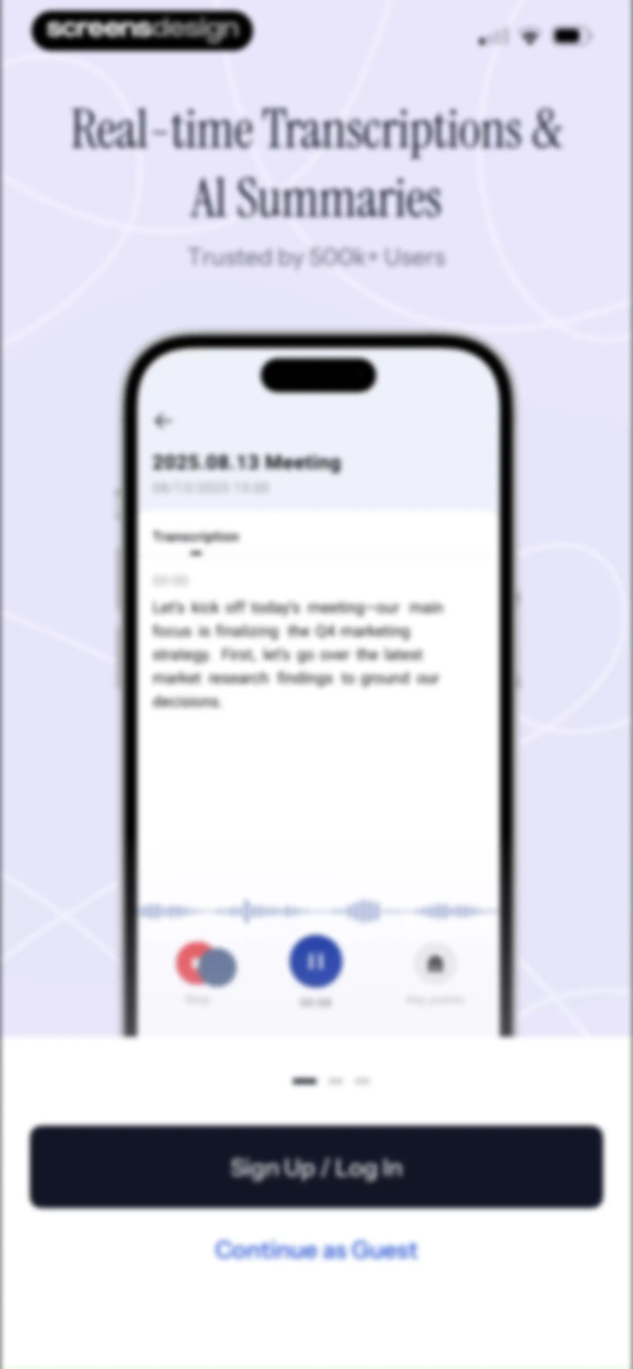 Owll:AI Note Taker & Assistant screen 7