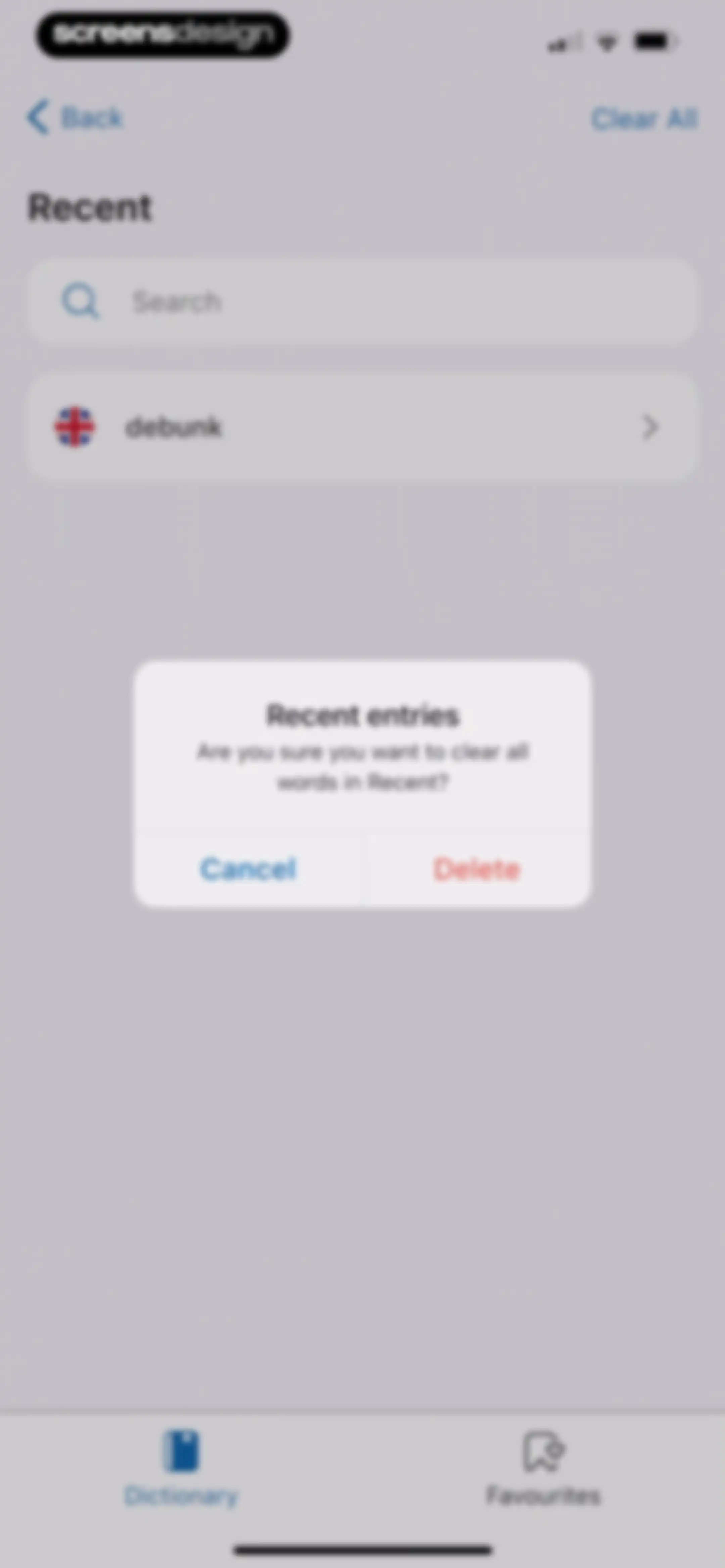 Oxford Dictionary & Thesaurus screen 24