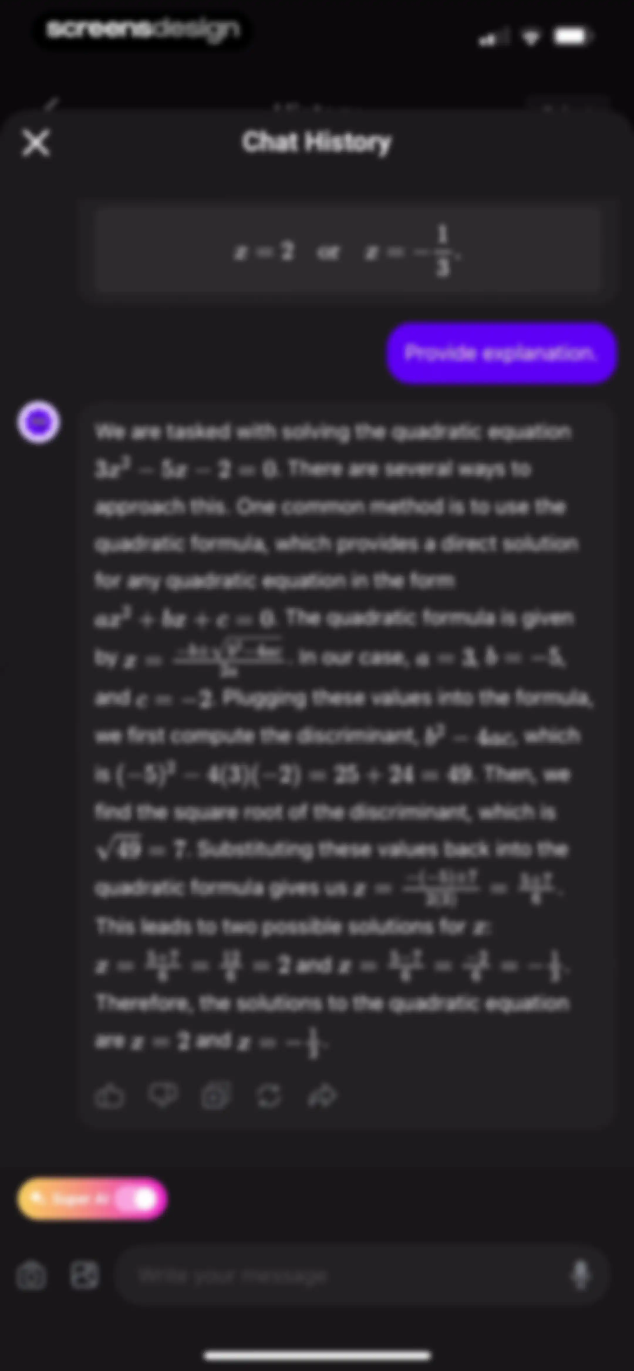Answer.AI - Your AI tutor screen 125