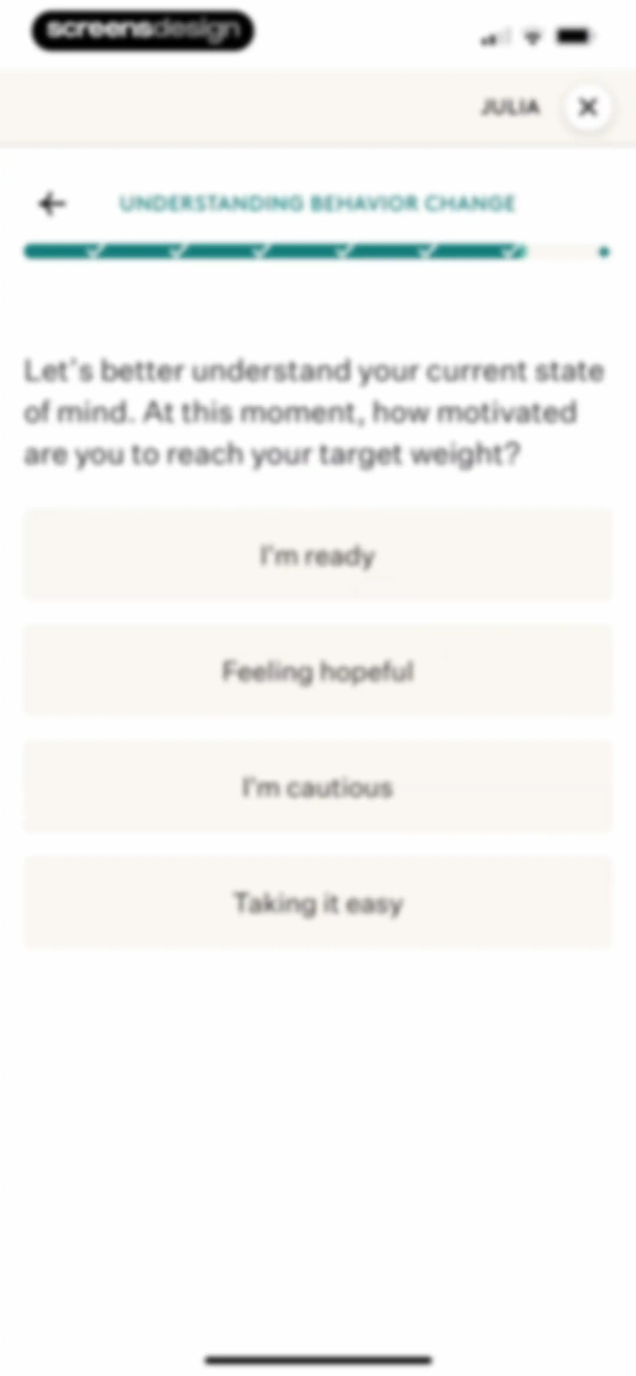 Noom Weight Loss, Food Tracker screen 75