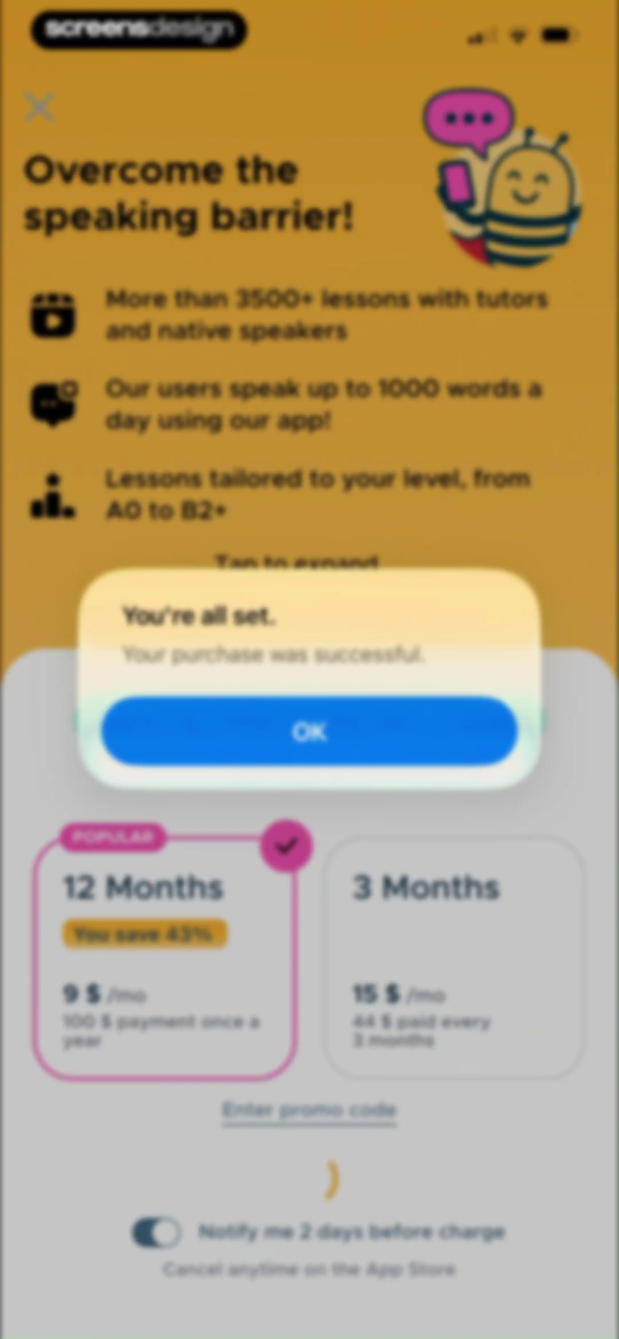 BeeSpeaker Learn English screen 34