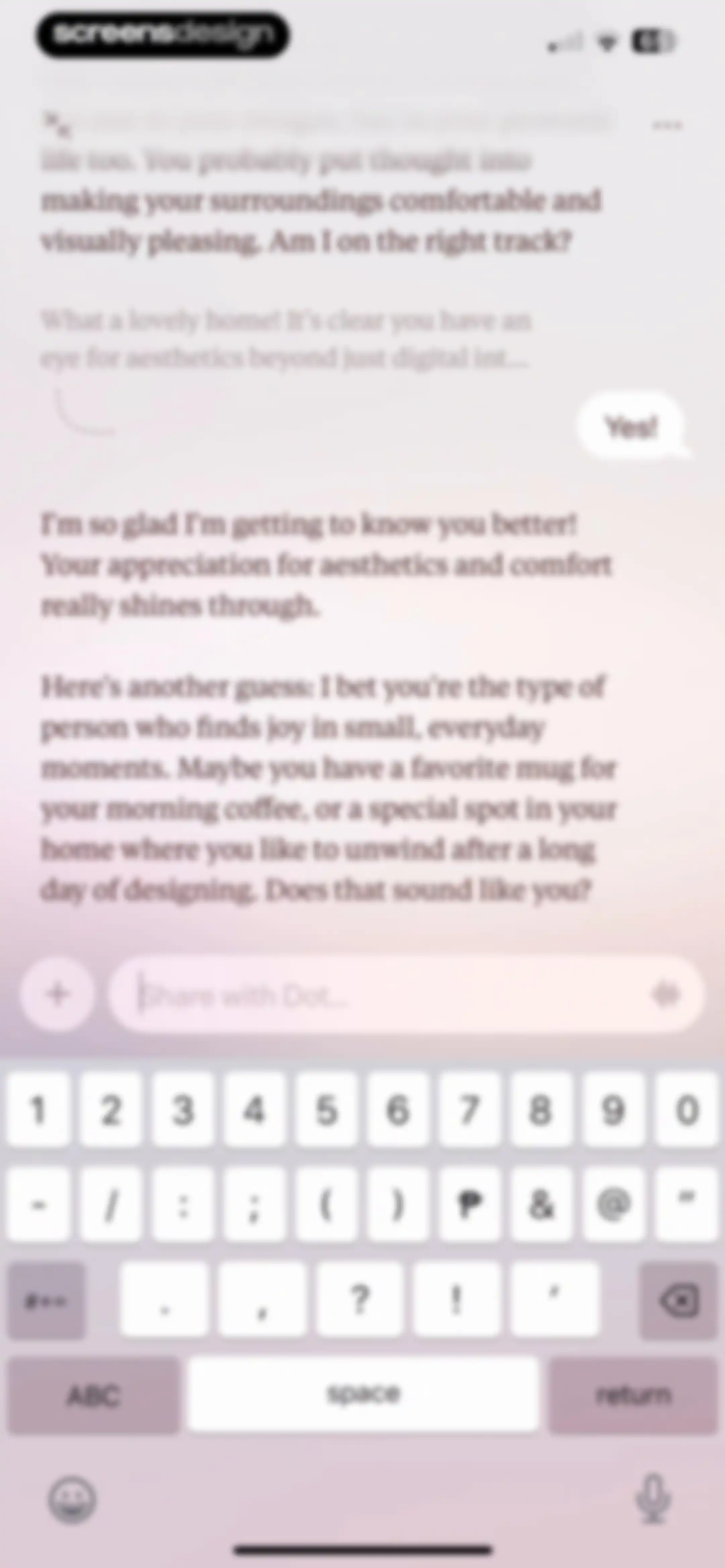 Dot - Living History screen 33